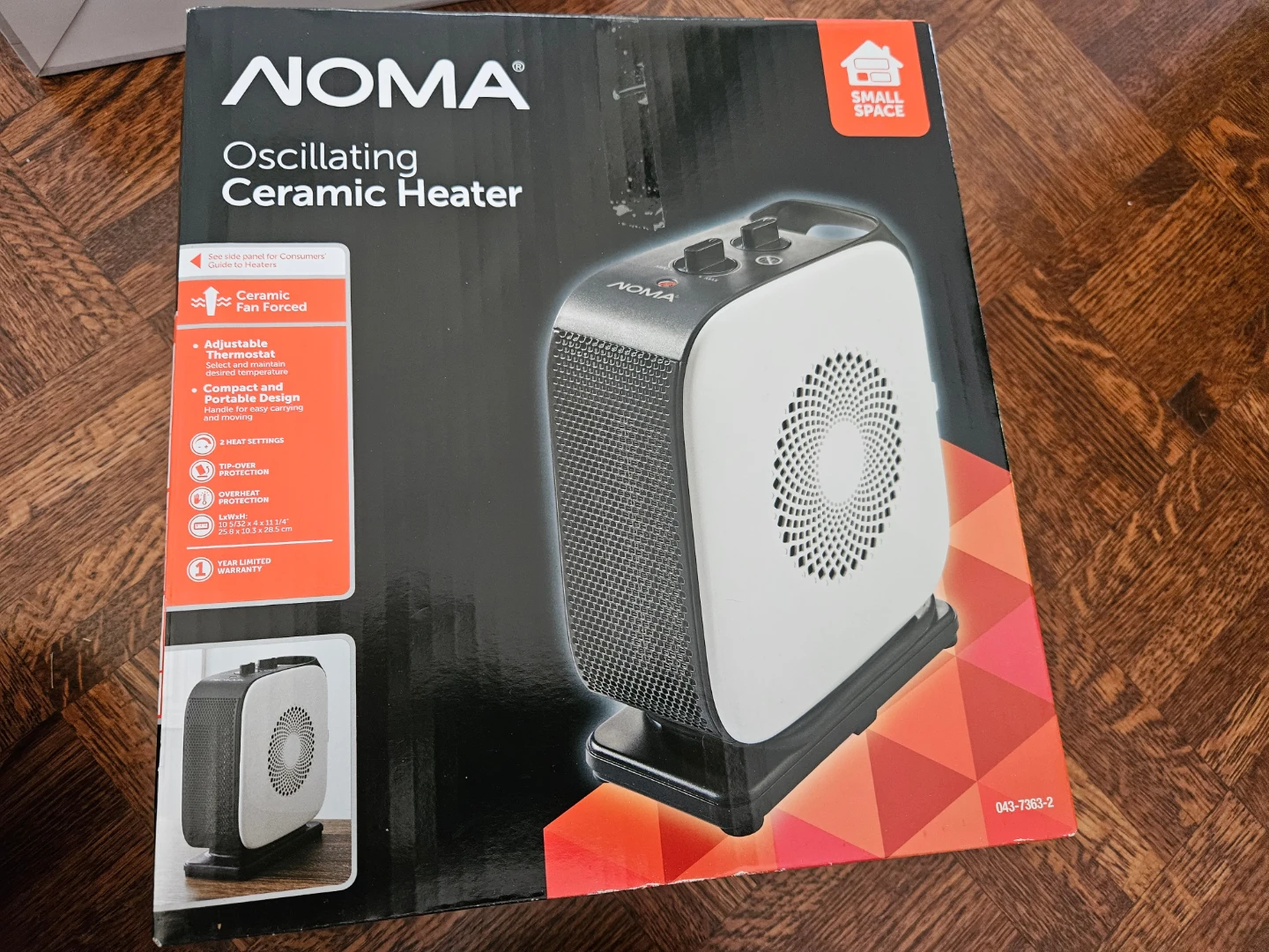 NOMA Oscillating Ceramic Heater - photo 2