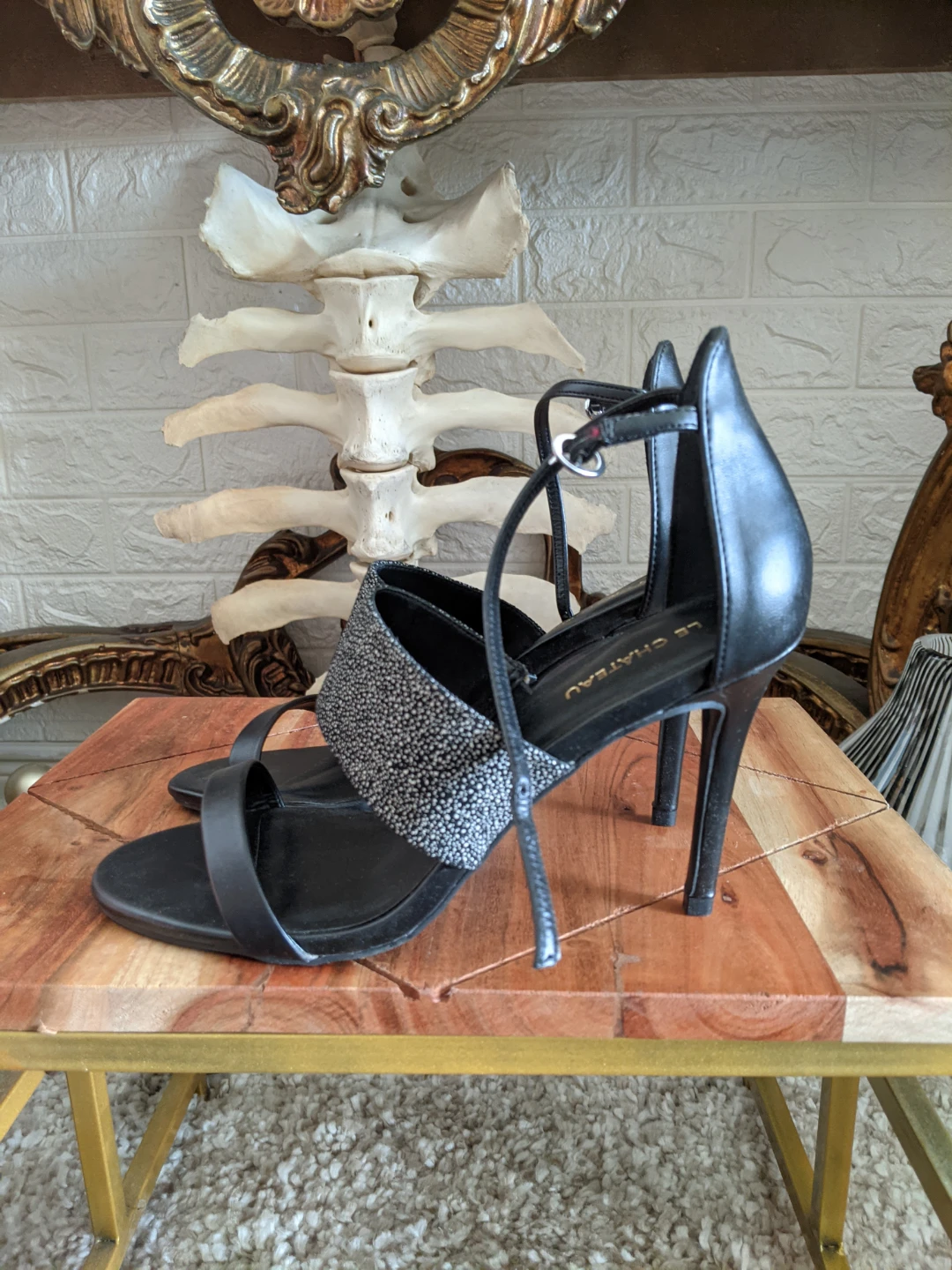 Le Château Black Heels Size 8 - photo 2