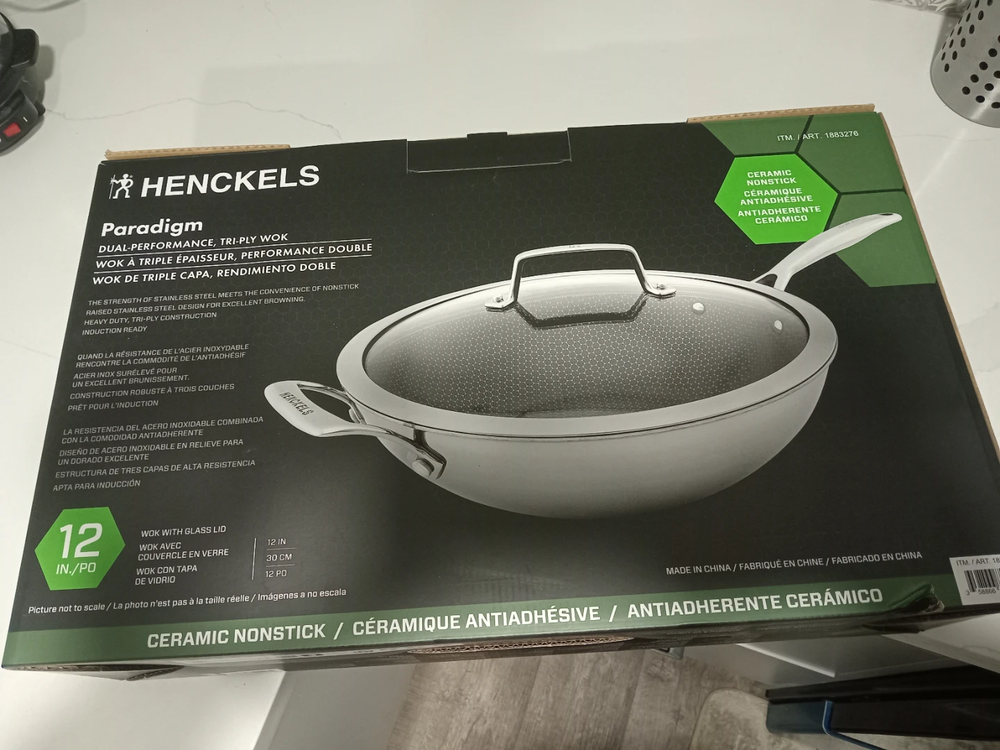 Henckels Paradigm Dual-Performance Tri-Ply Wok with Glass Lid - photo 2