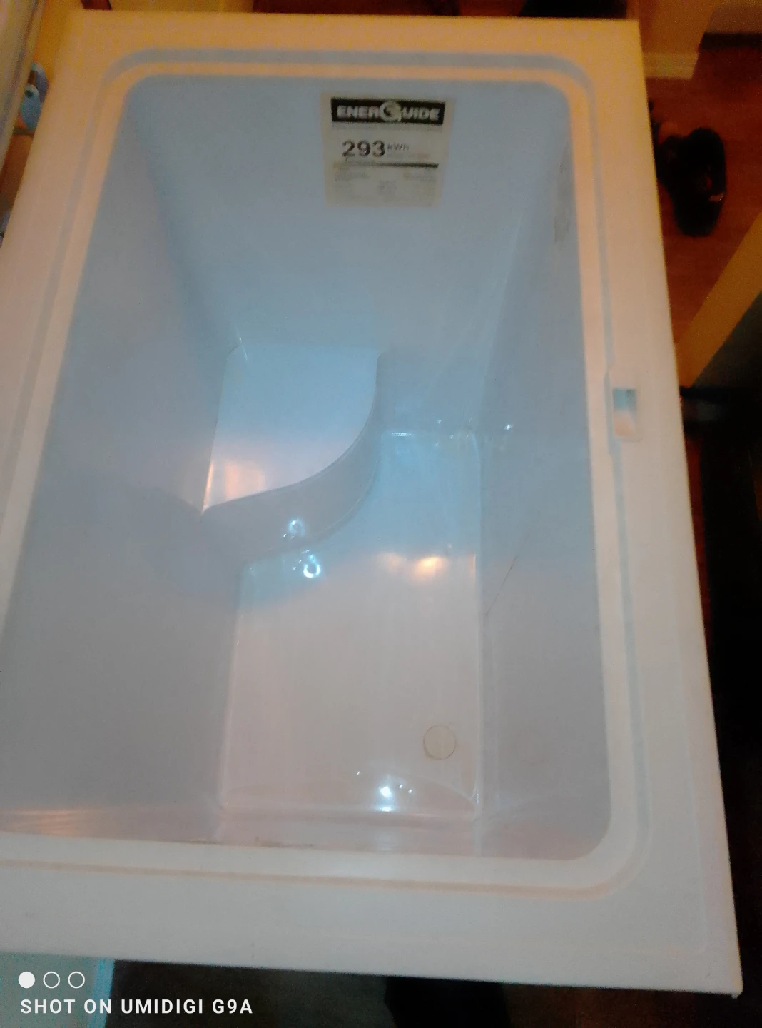 White Chest Freezer