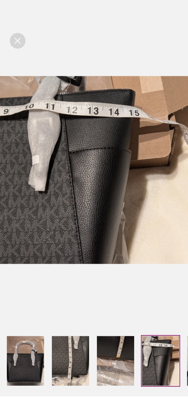 Michael Kors Tote Bag - Black MK Signature NEW - photo 5