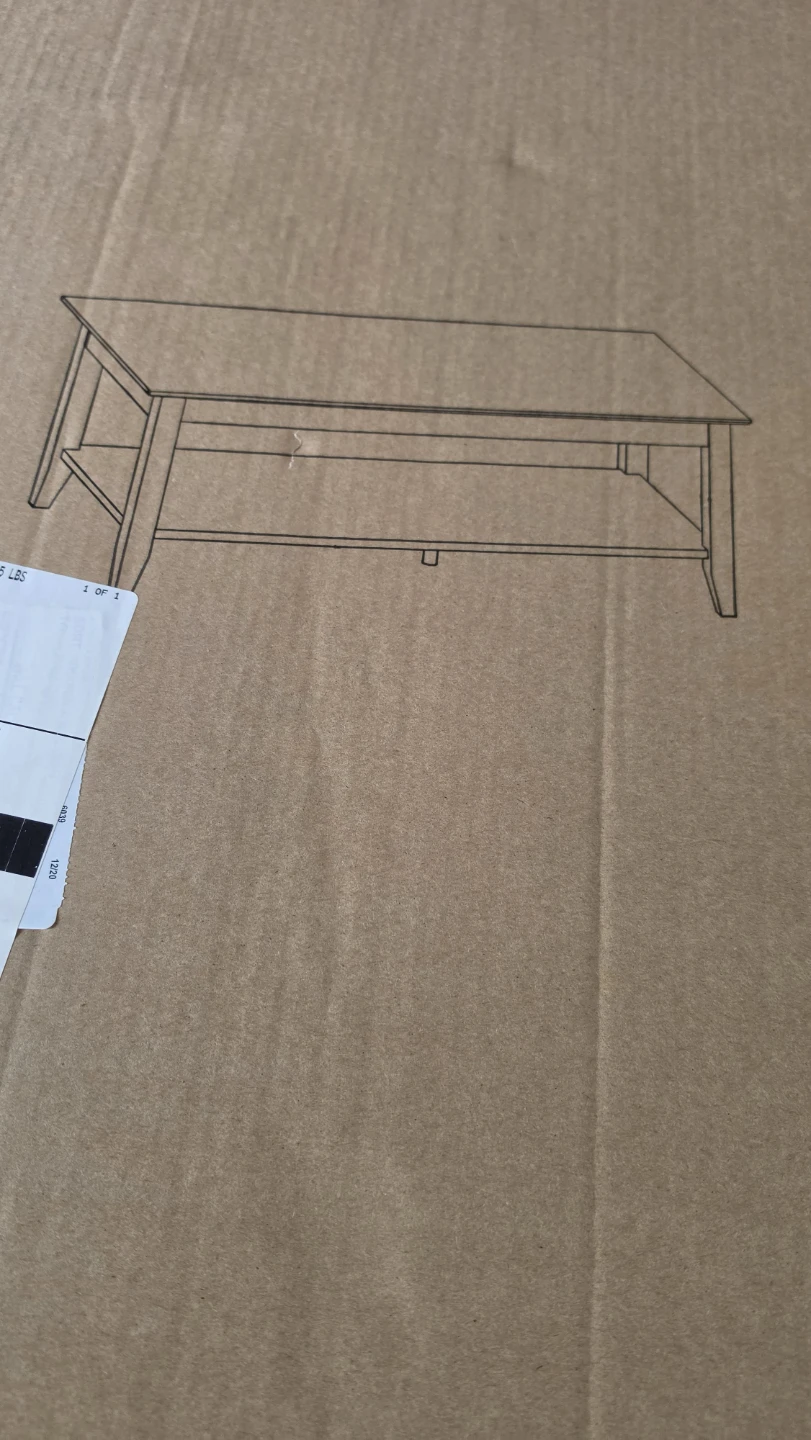 White coffee table