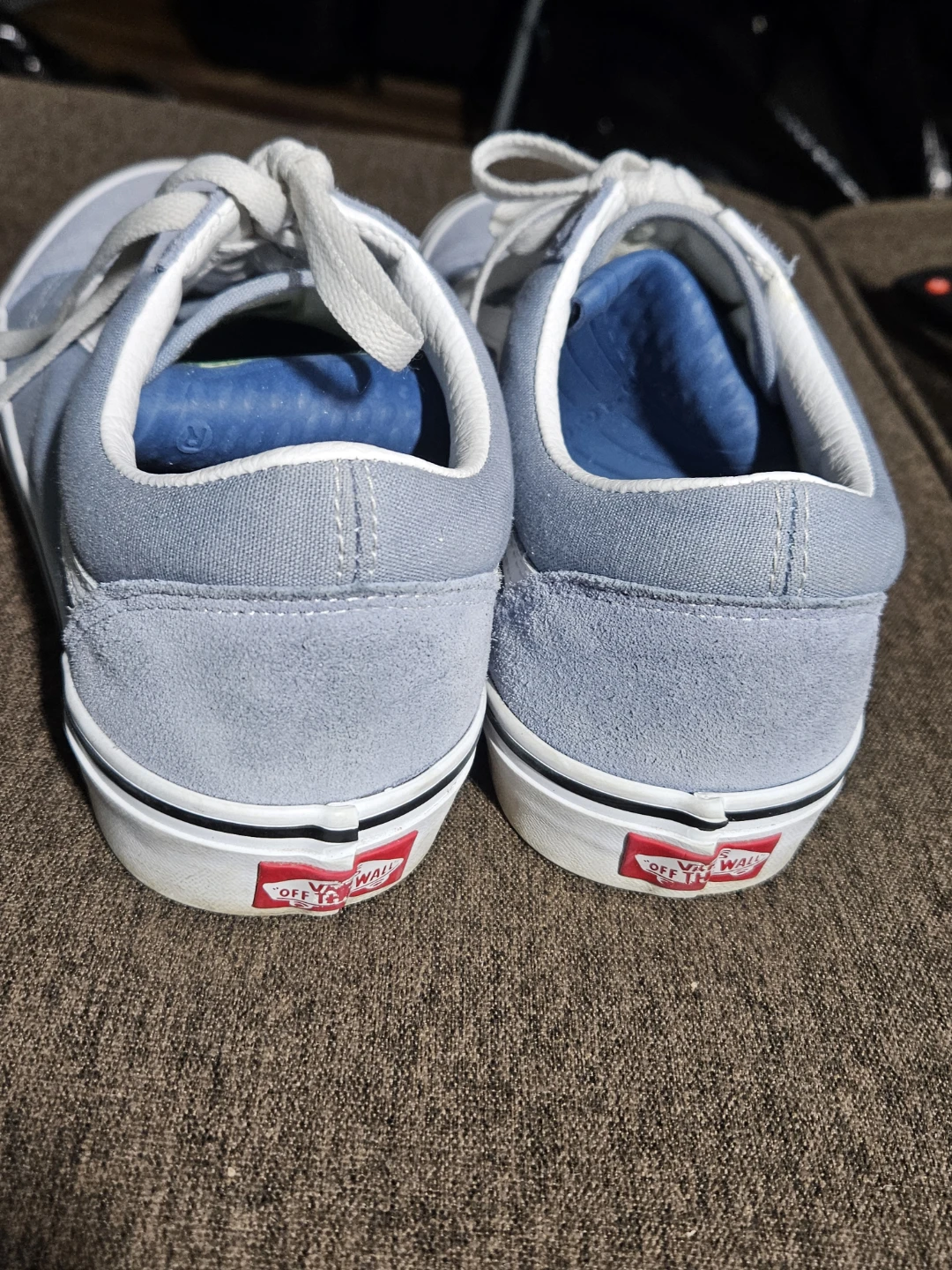 Vans Old Skool Light Blue Suede Skate Shoes - photo 2