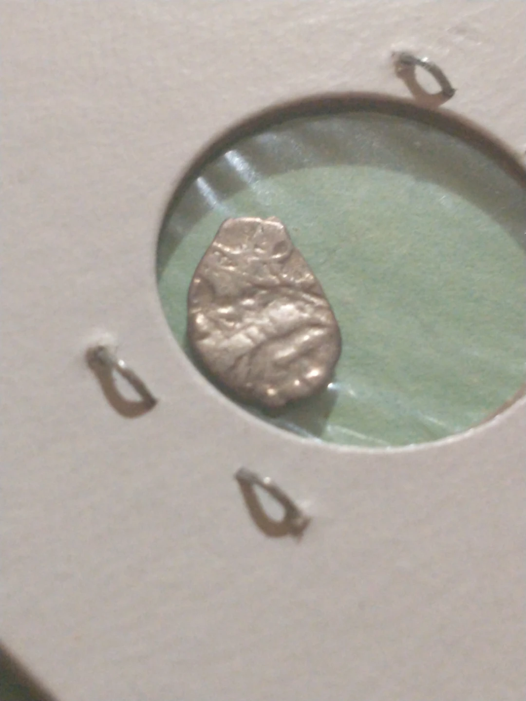 Nice 1682-1718 Russia Peter I the Great silver kopek wire money - photo 4