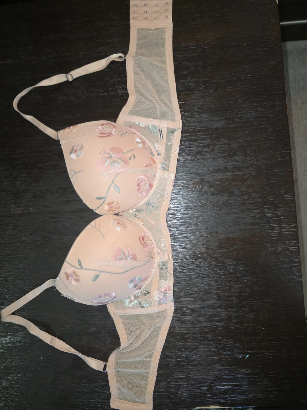 LA VIE En Rose Embroidered Flower Push Up Bra - C36 - photo 2