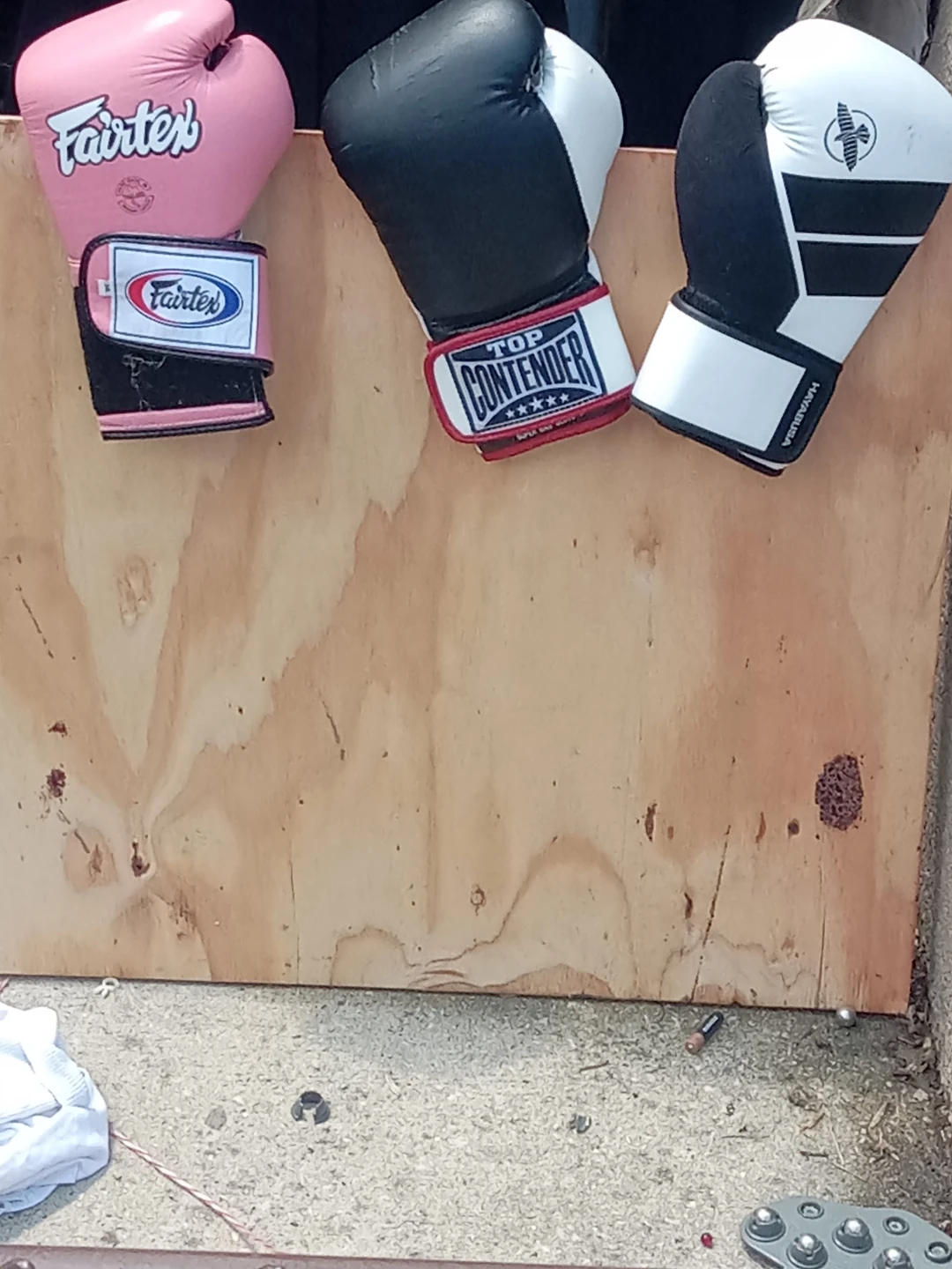 For sale ..   .   Everlast new gloves to .     Not free.  !!!!!