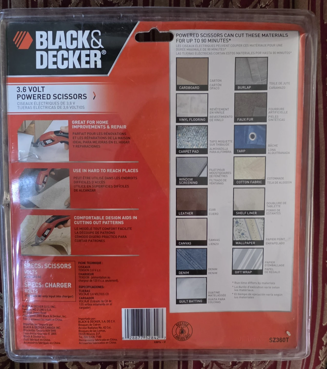 Black & Decker 3.6 Volt Cordless Powered Scissors - photo 2