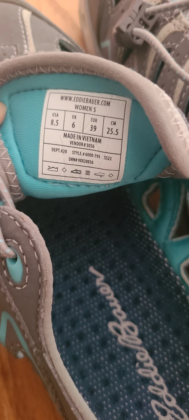 Eddie Bauer Women's Water Shoes - Grey/Blue Size 8.5 - photo 2
