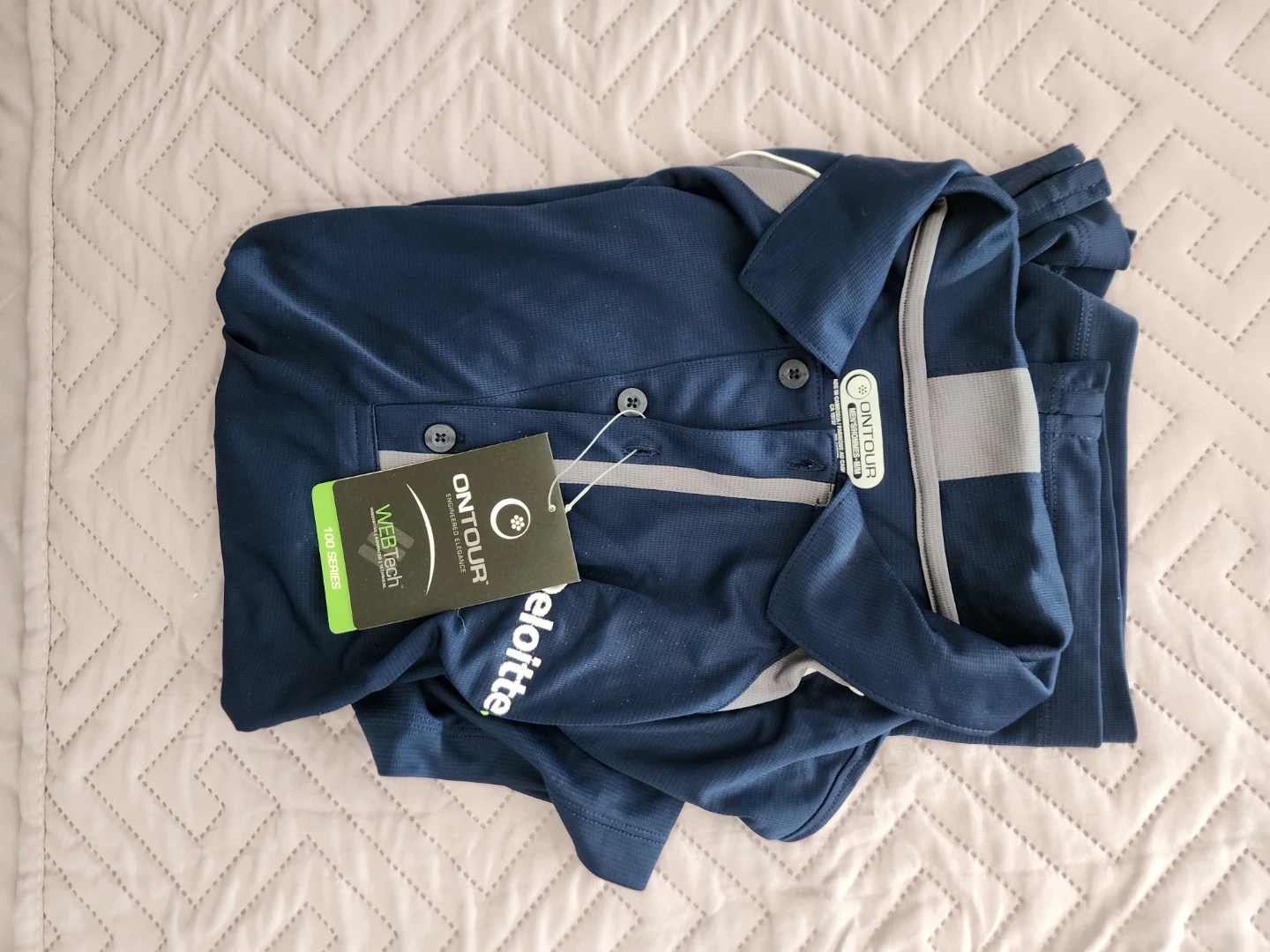 Deloitte ONTOUR WebTech Golf Polo Shirt - photo 4