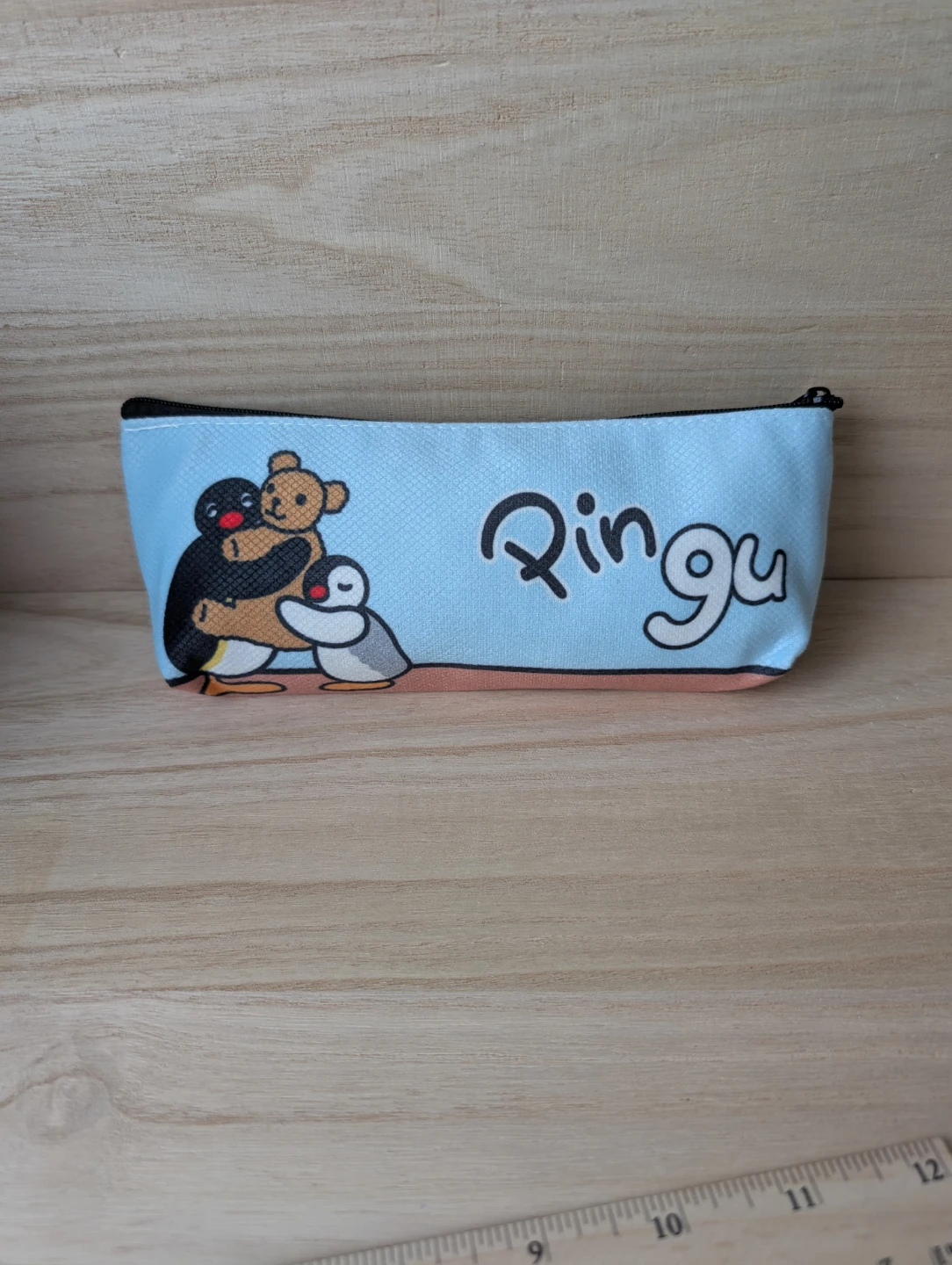 New Pingu Penguin Pencil Case makeup bag zipper pouch