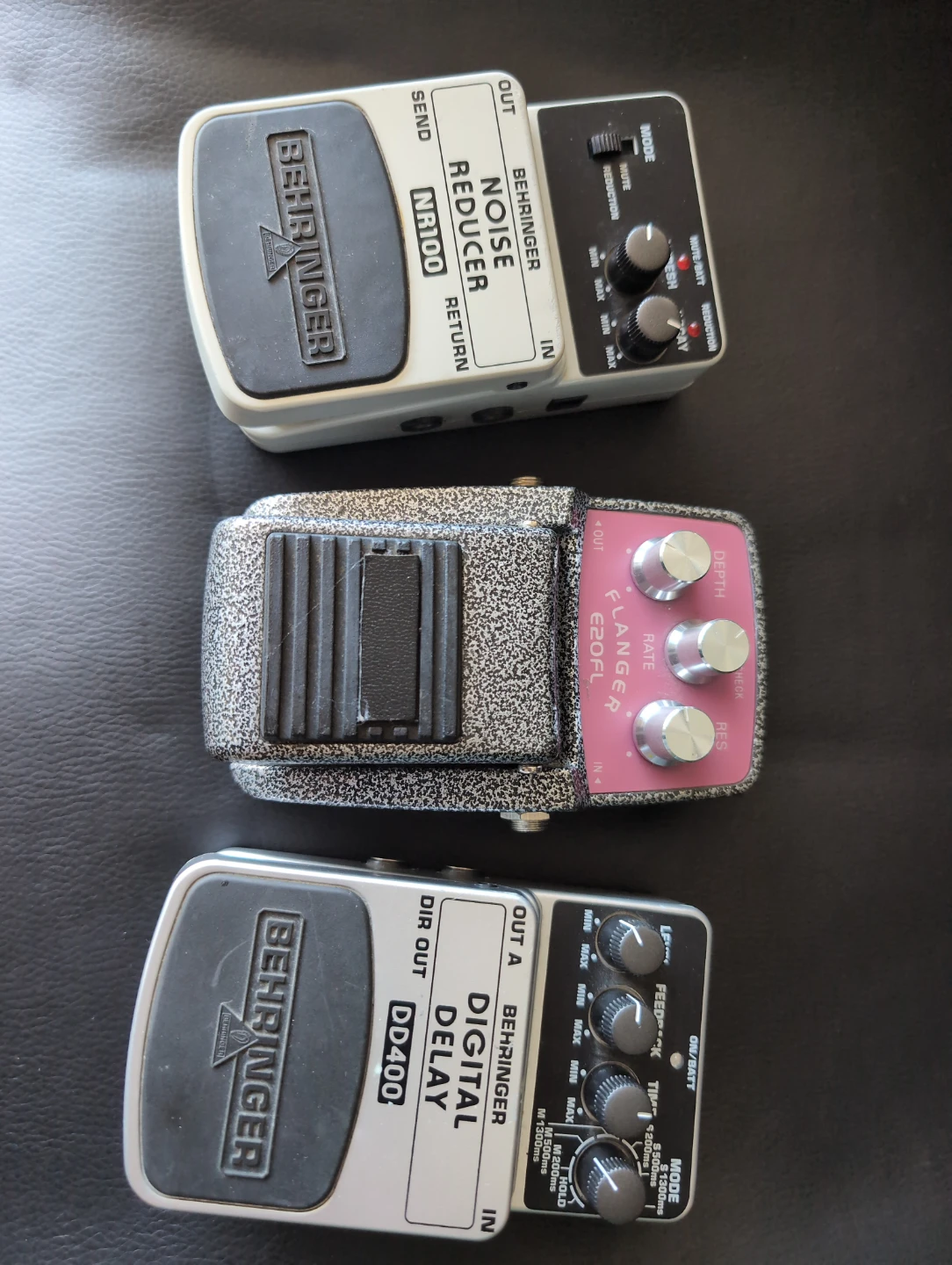 Guitar pedals, Digital Delay , Noise Reducer, Flanger E20FL