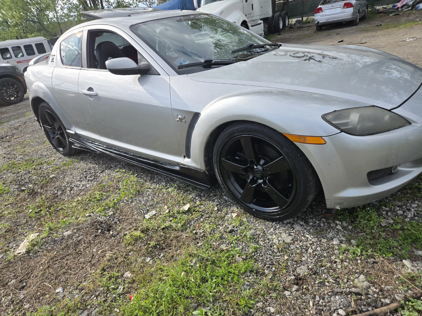 Silver Mazda RX-8 Sport Coupe