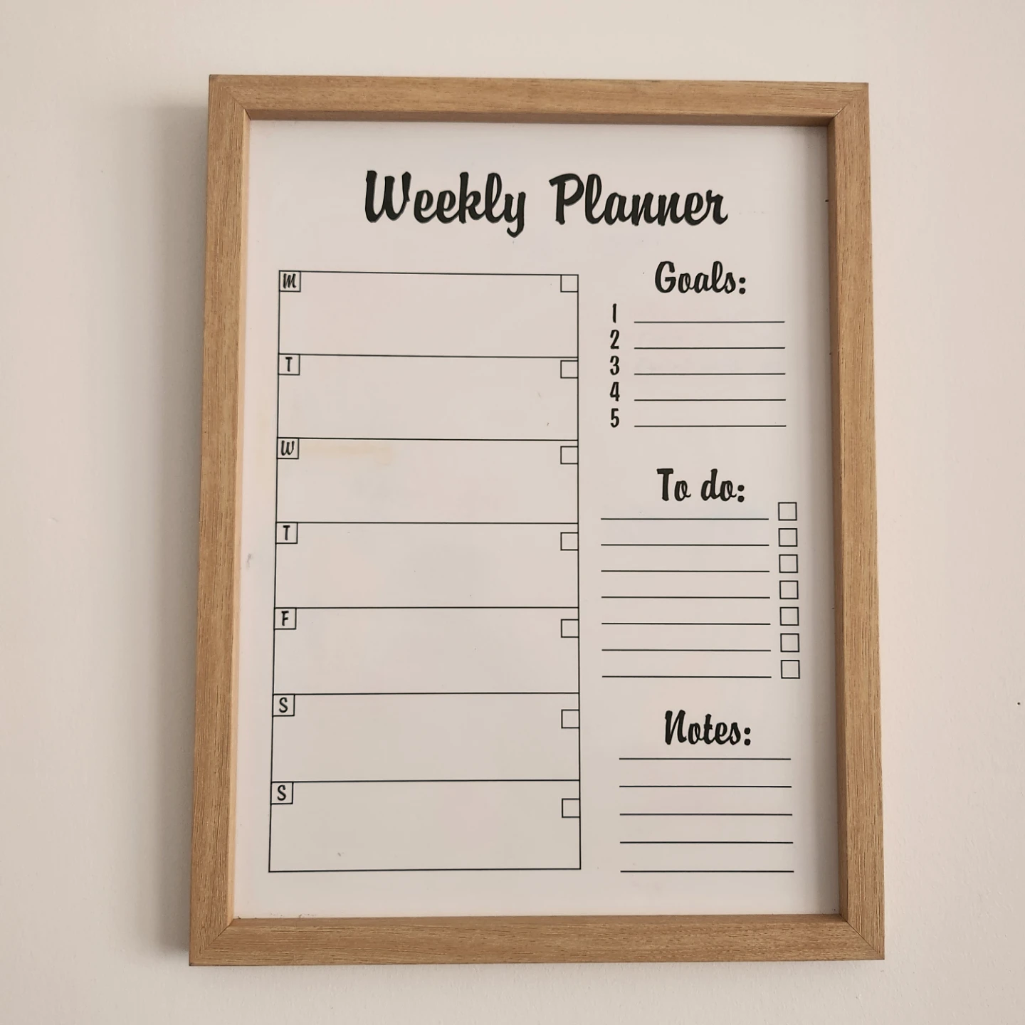 Weekly Planner Board