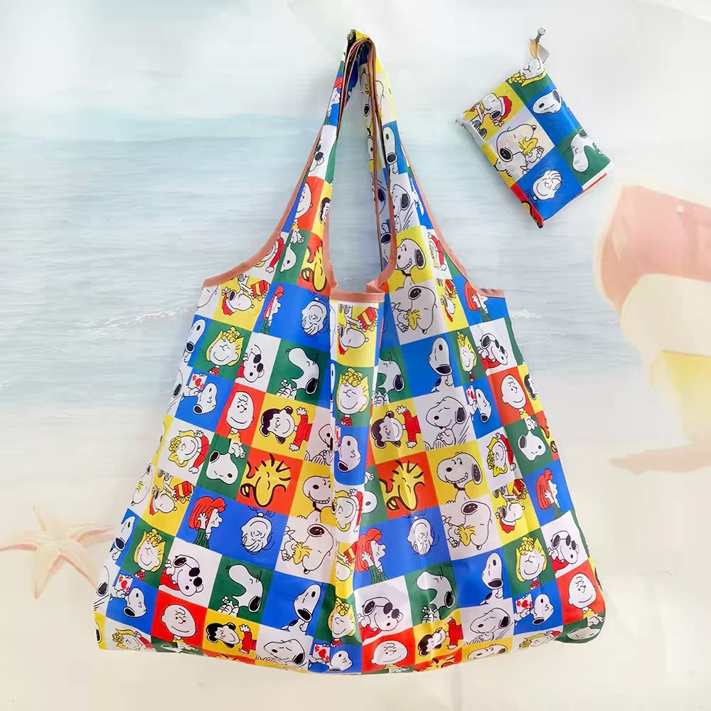New Snoopy Reusable Shopping Bag compact washable - photo 5