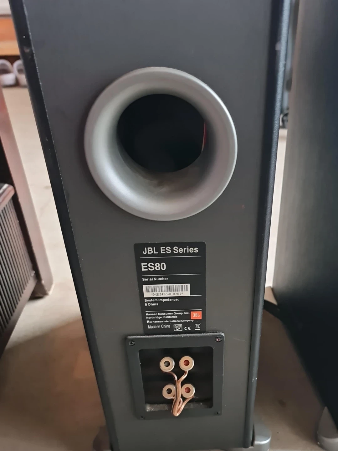 JBL ES80 & JVC RX-552VBK Receiver Speakers - photo 2