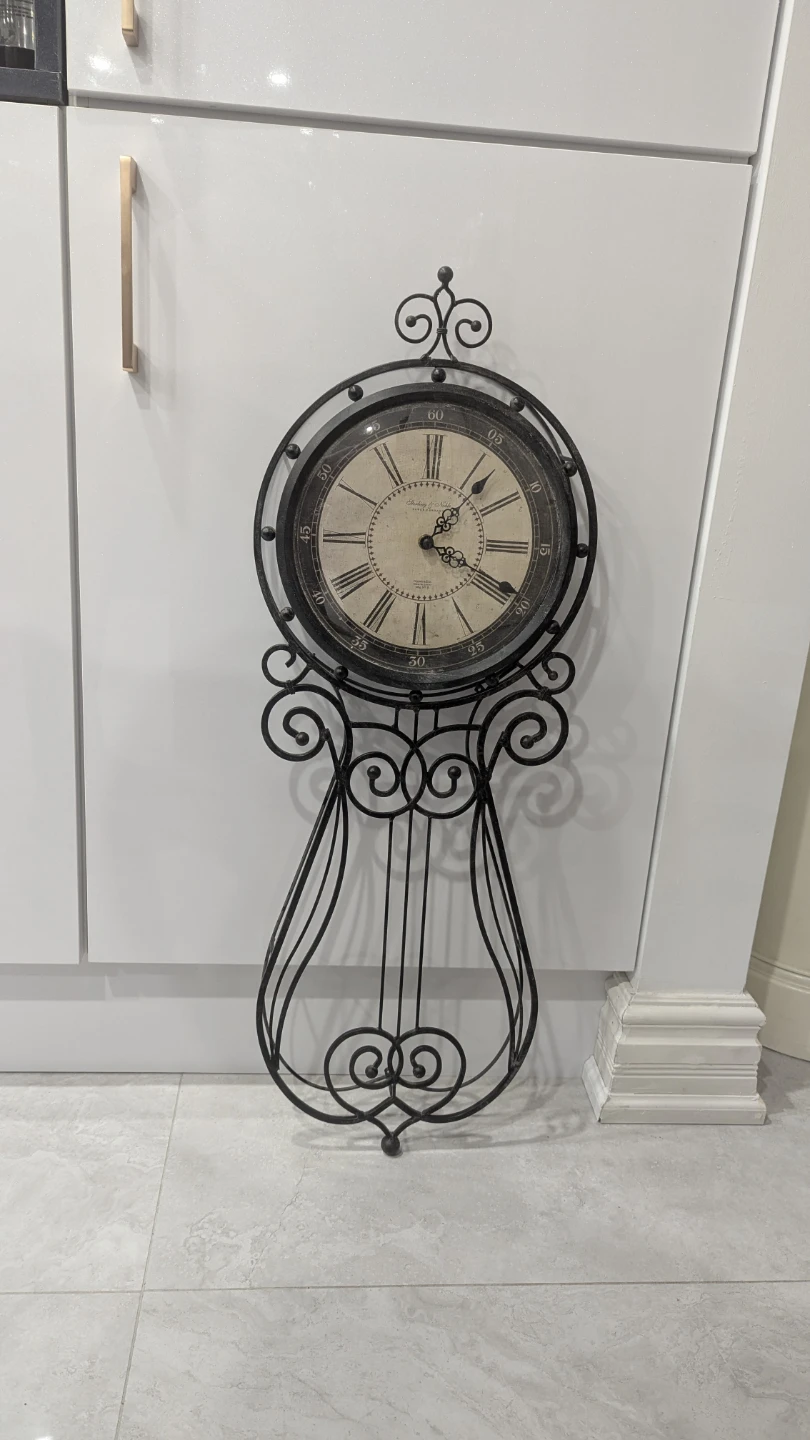 Vintage Style Metal Wall Clock - photo 3