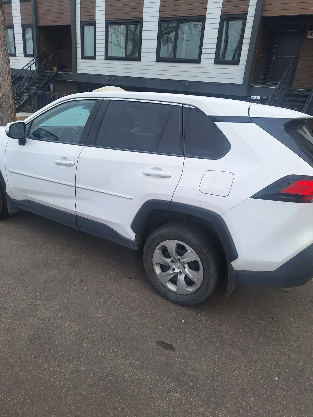 White Toyota RAV4