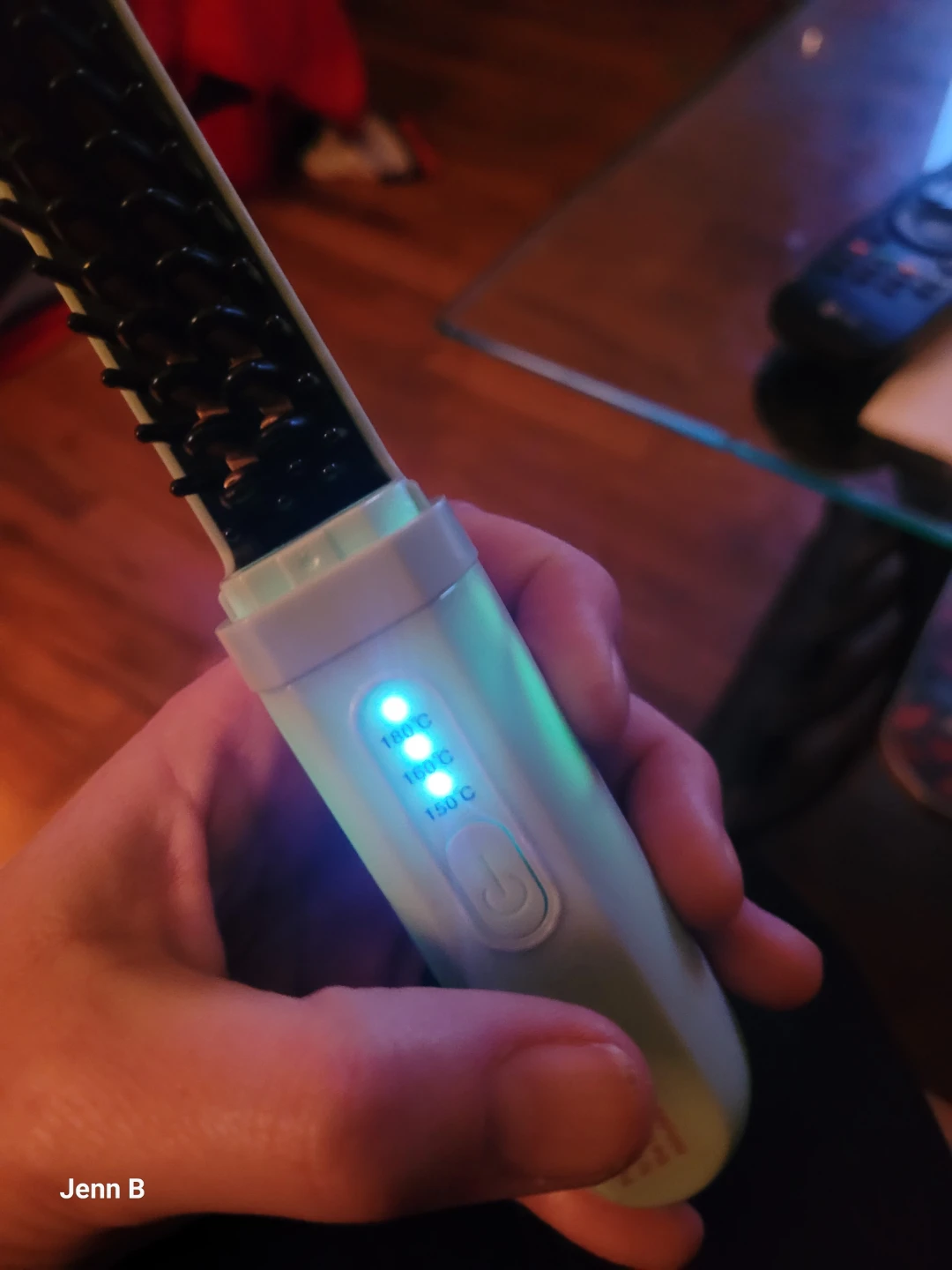 Portable Heated Hair Straightening Comb