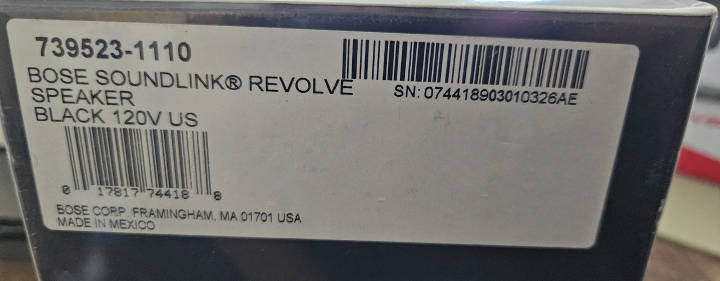 Bose Soundlink Revolve Speaker - Black - photo 2