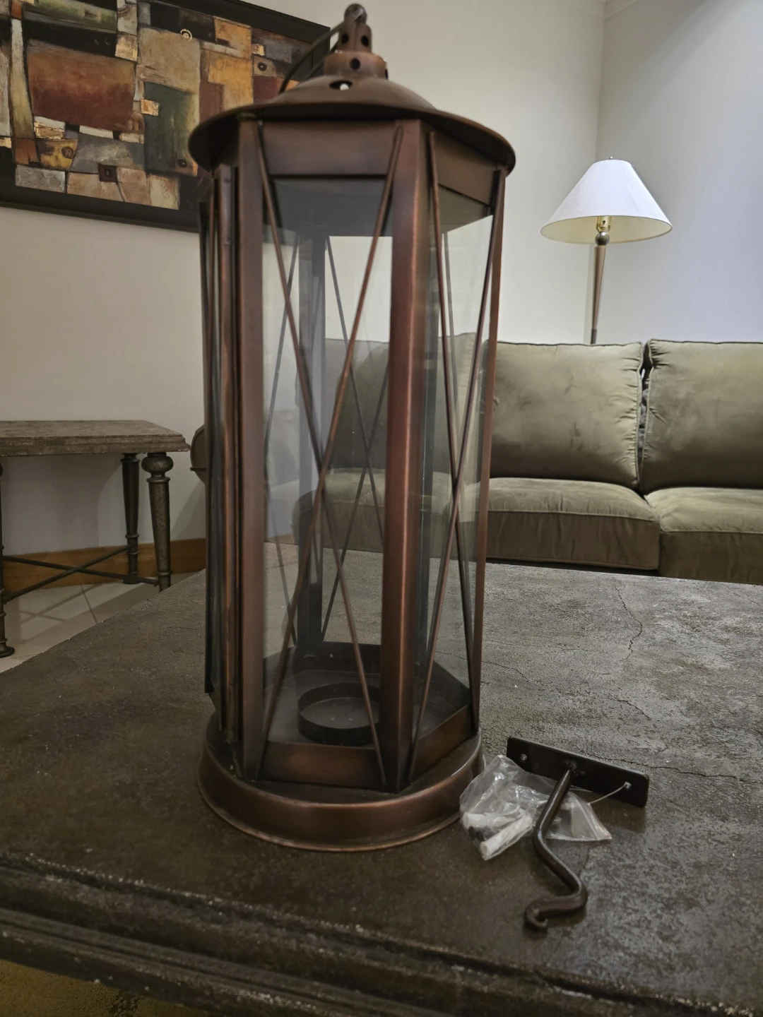 Large Copper Lantern