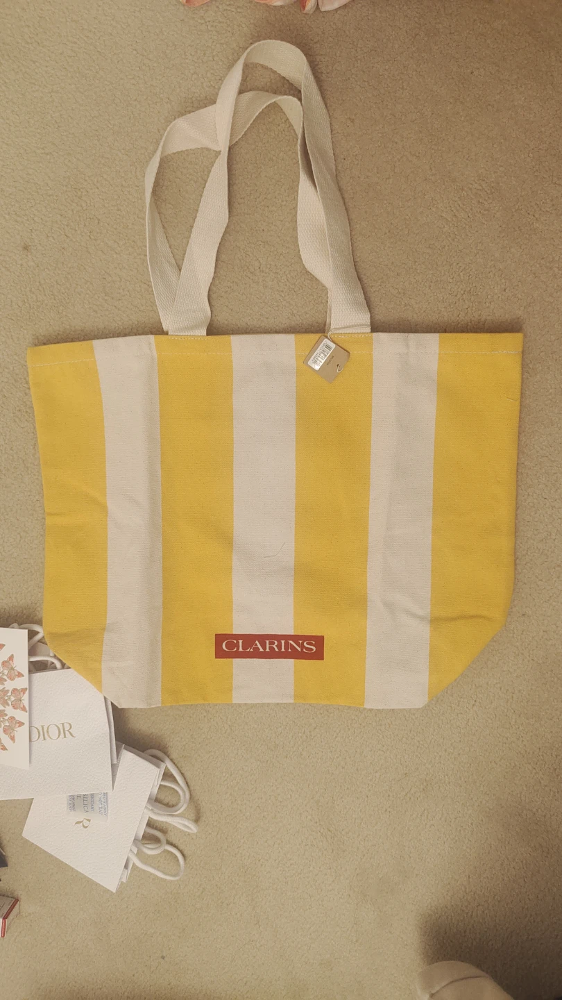 Clarins Striped Beach Tote Bag - photo 2