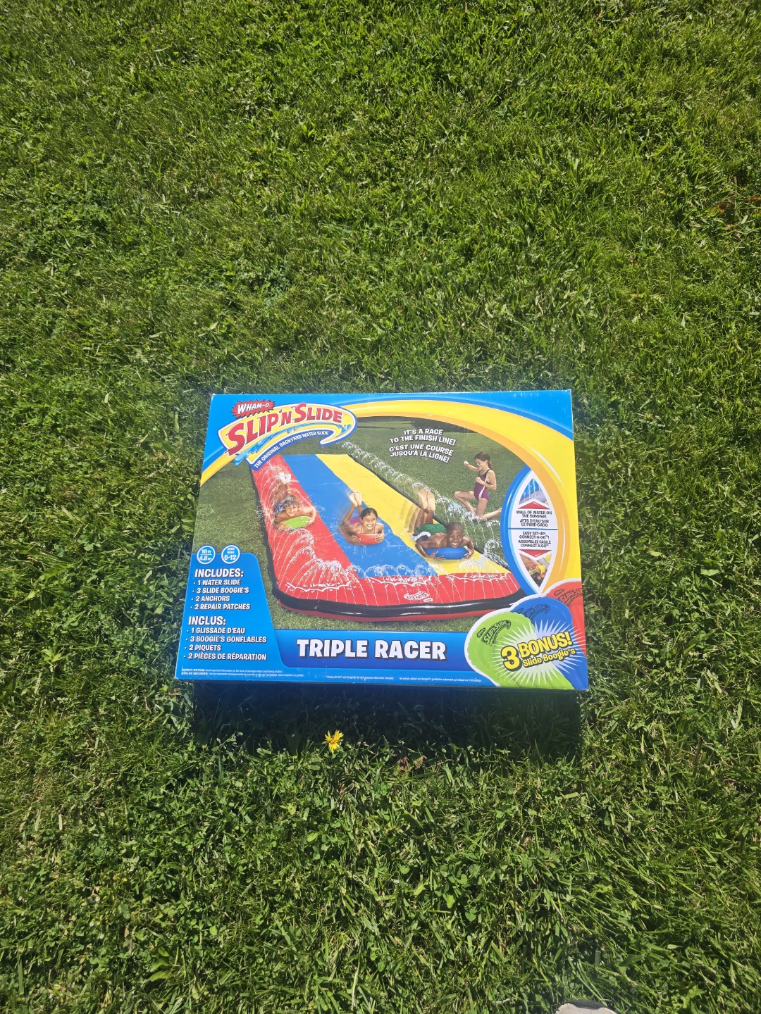 Wham-O Slip 'n Slide Triple Racer Backyard Water Slide