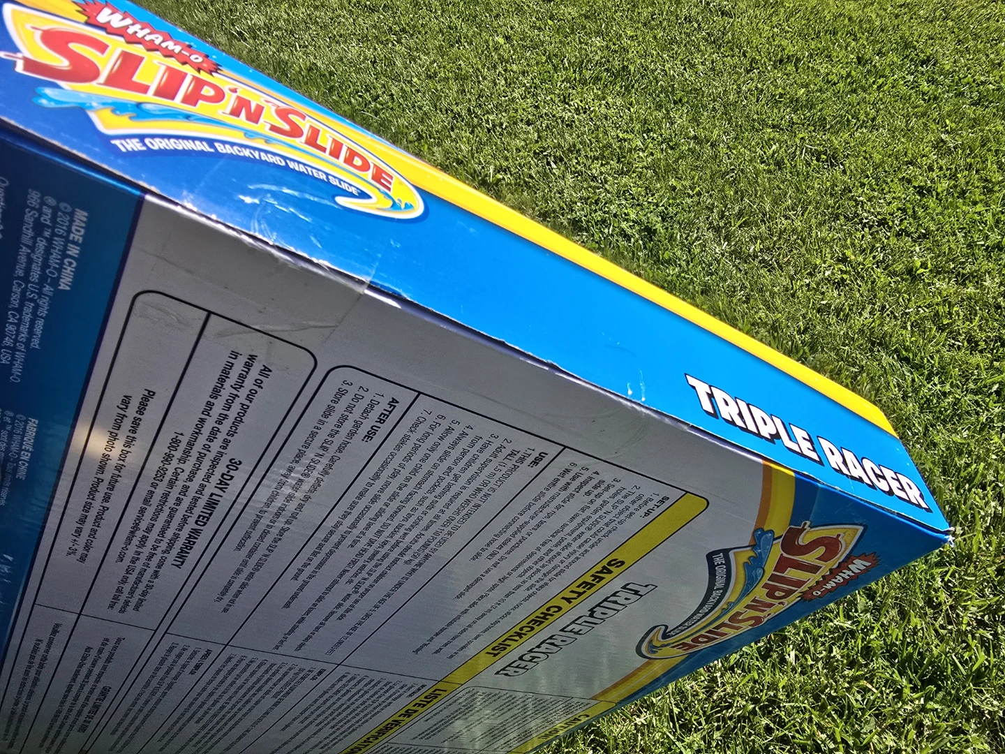 Wham-O Slip 'n Slide Triple Racer Backyard Water Slide - photo 4