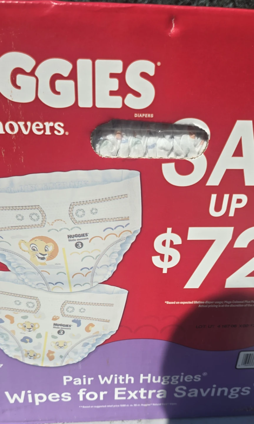 Huggies Little Movers Diapers Size 3