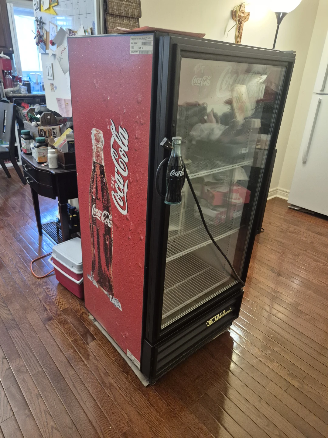 True Coca-Cola Commercial Display Refrigerator