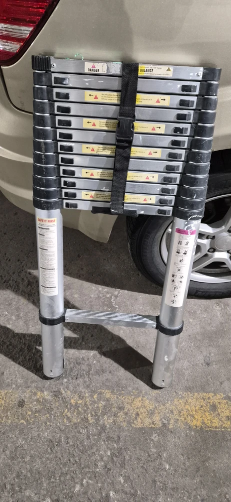 RIKADE Telescopic Ladder, 16 FT Aluminum Ladder - photo 2