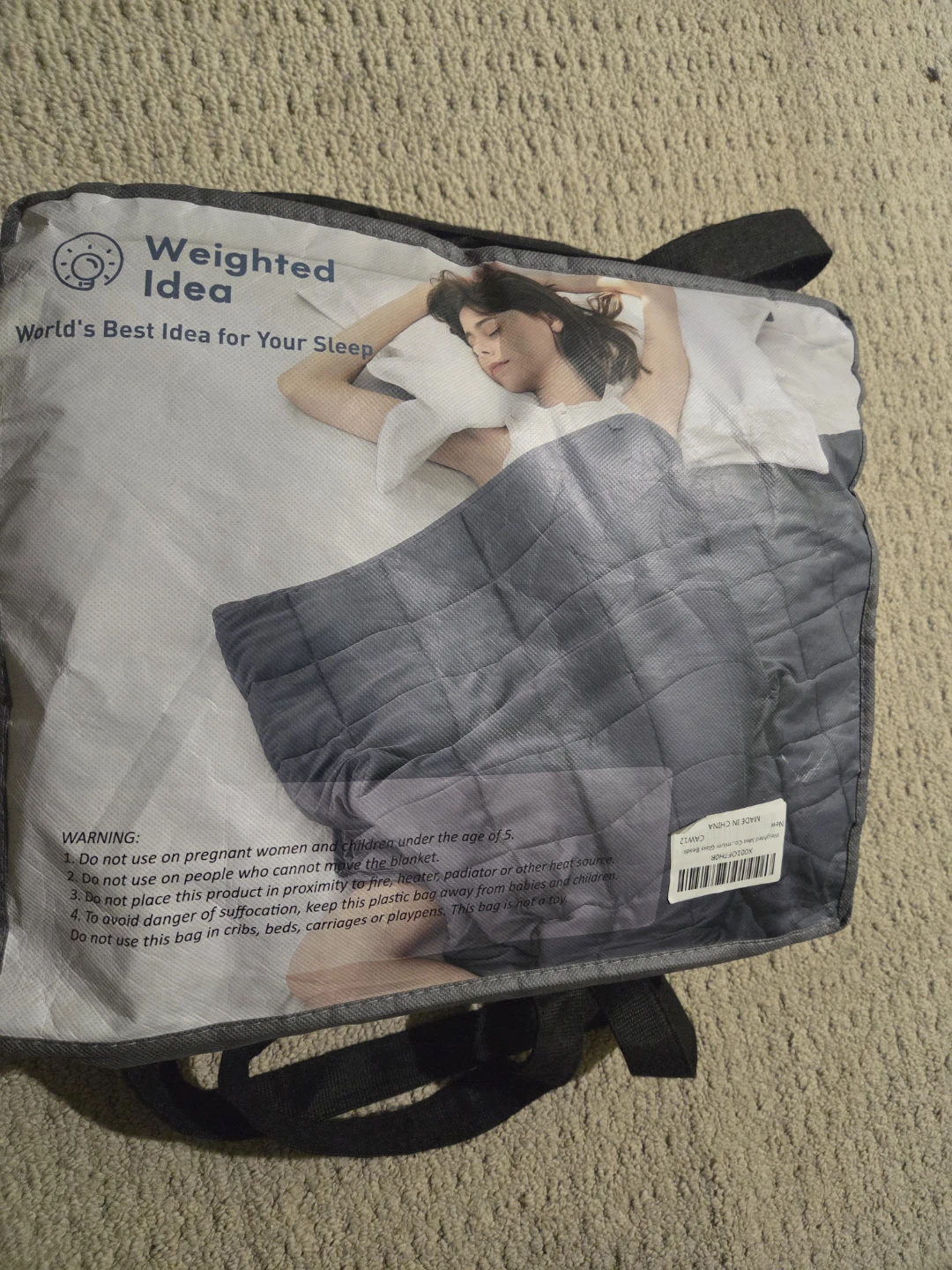 Weighted Idea Grey Weighted Blanket