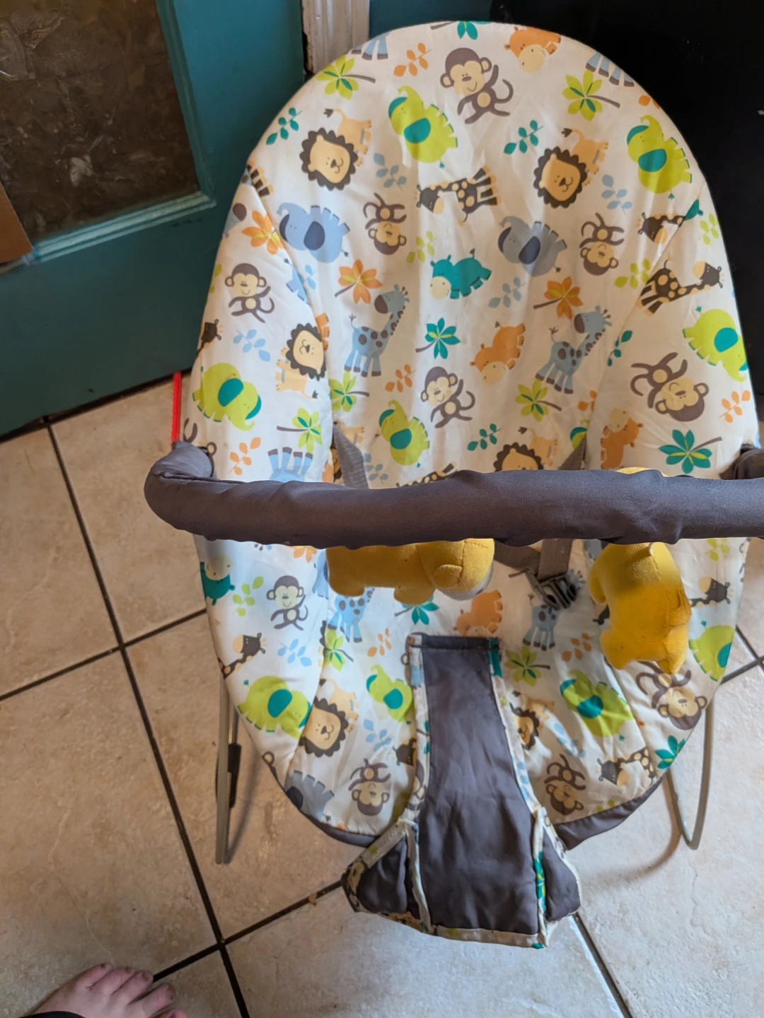 Baby Bouncer Chair with Animal Print - photo 2