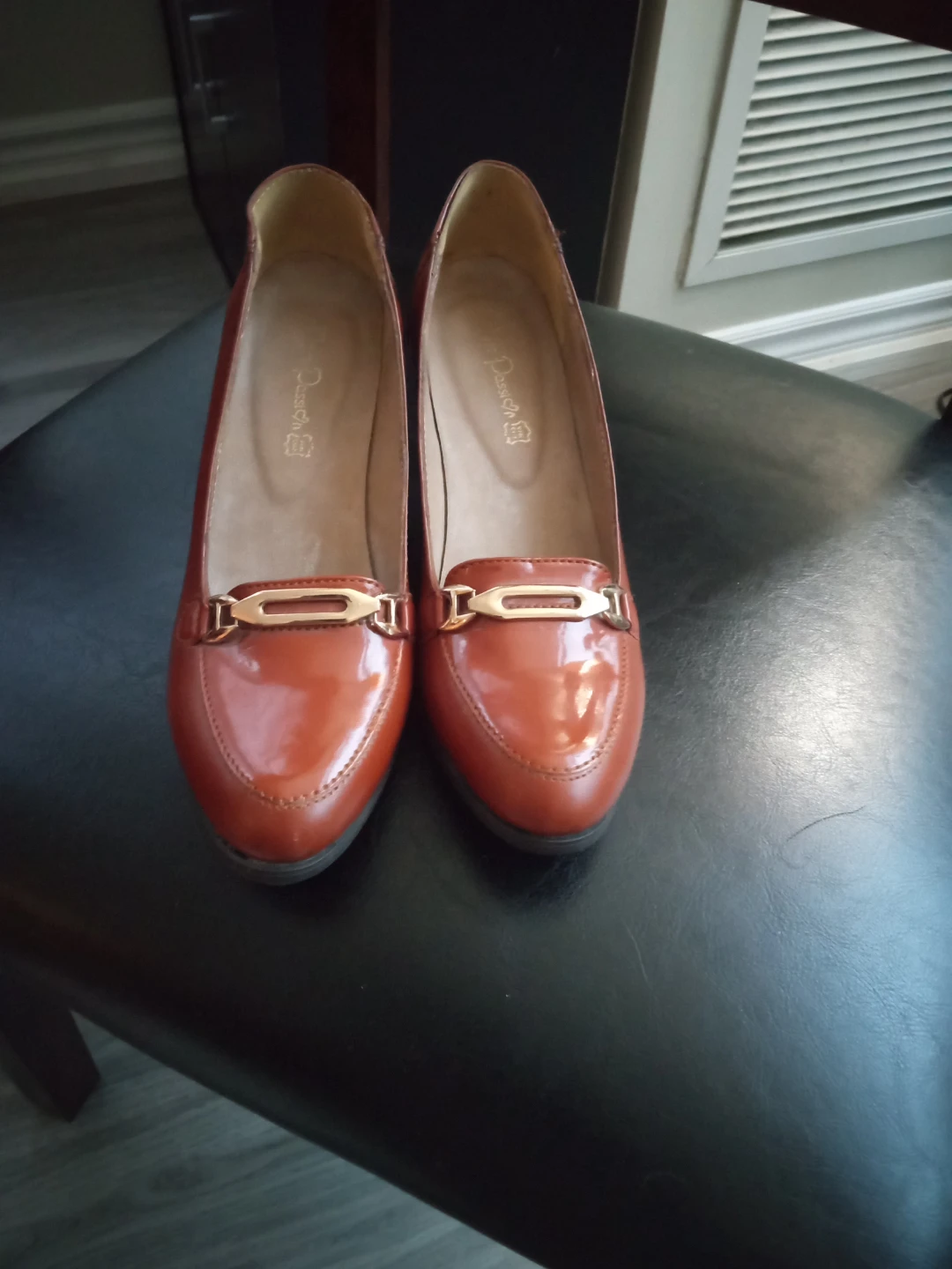 Passion Women's Brown Loafer Heels - photo 4