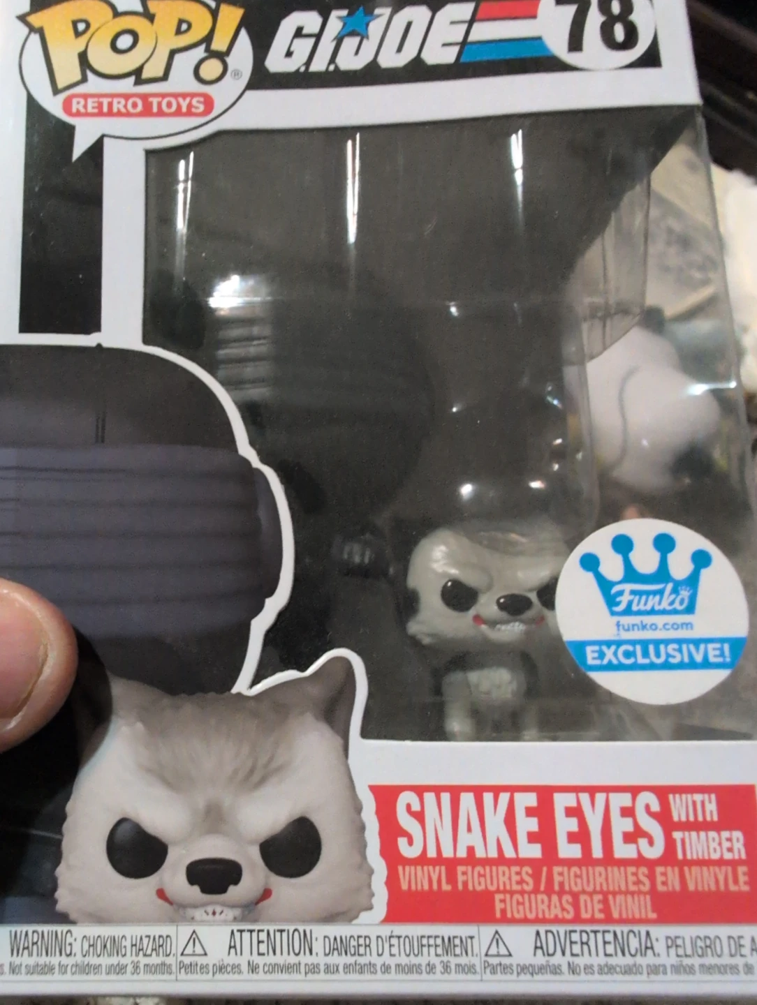 Funko Pop! G.I. Joe Snake Eyes with Timber #78