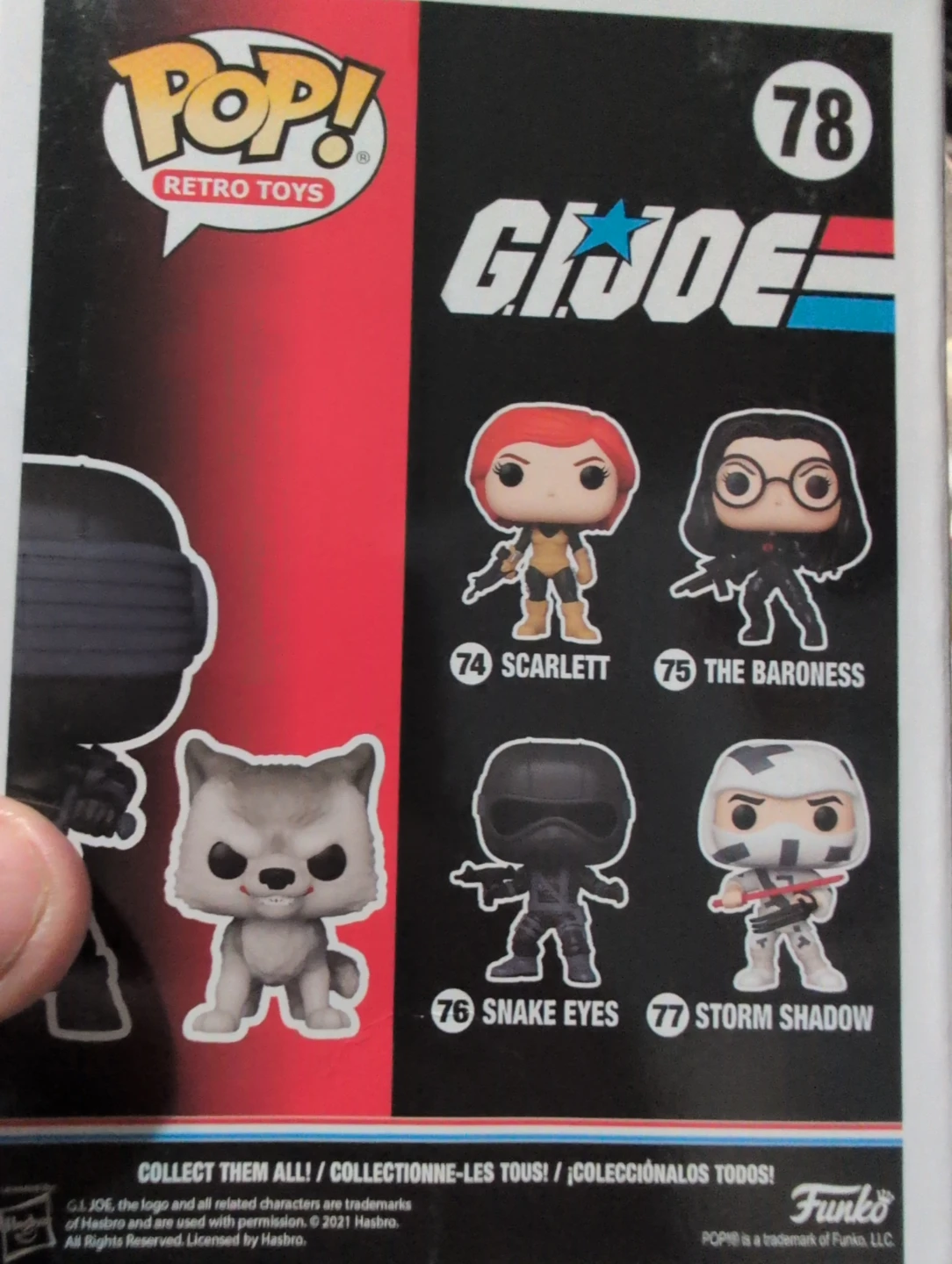 Funko Pop! G.I. Joe Snake Eyes with Timber #78 - photo 2