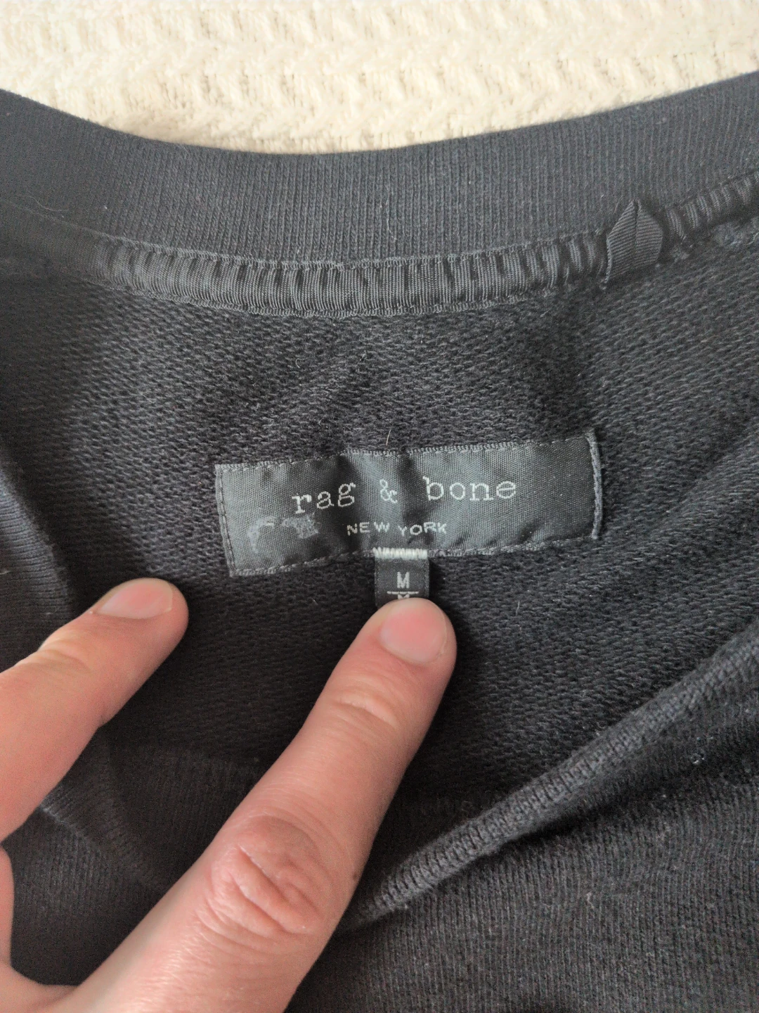 Rag & Bone Black Sweatshirt Size M - photo 2