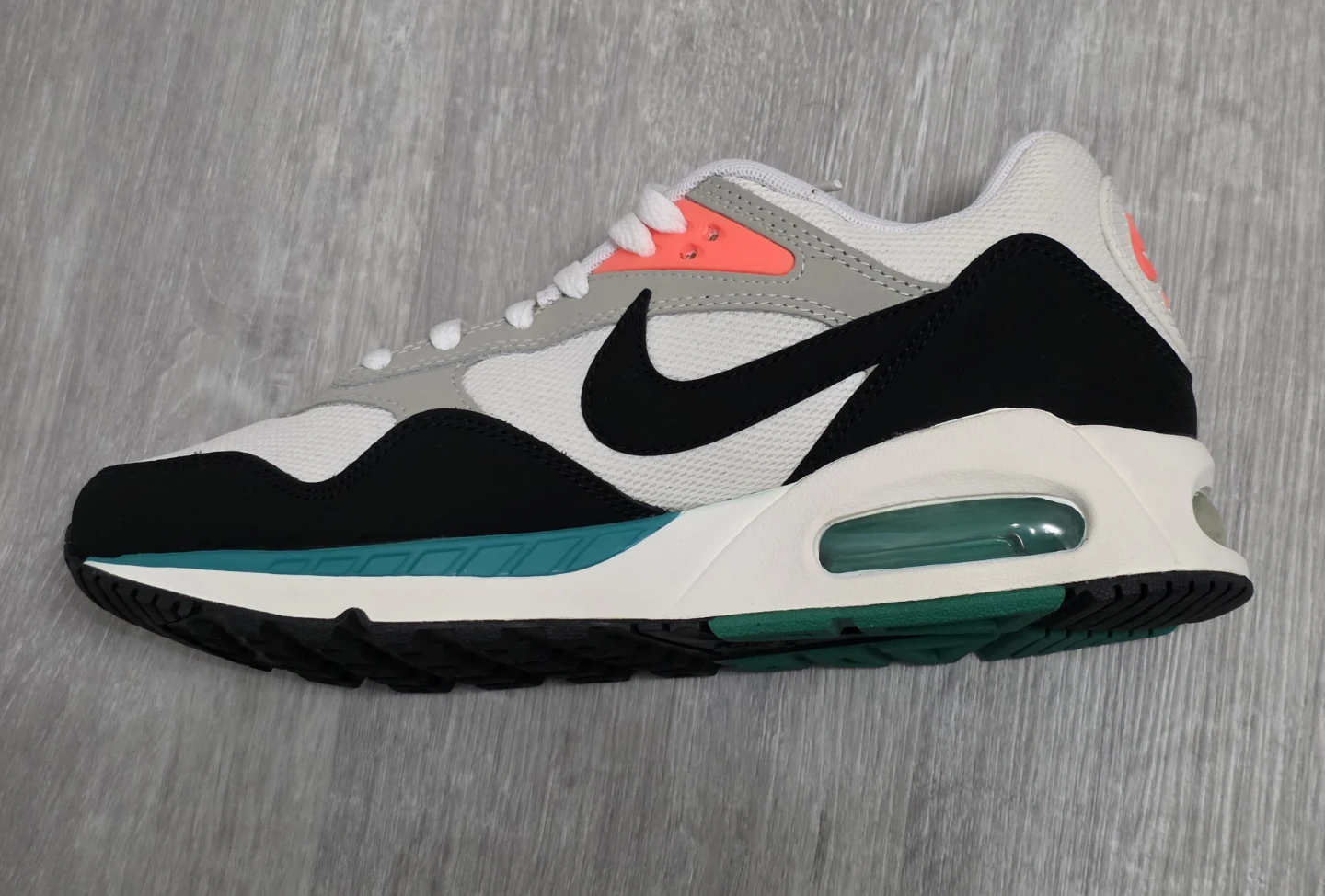 Nike Air Max Sneakers(Blk/White/New Green)