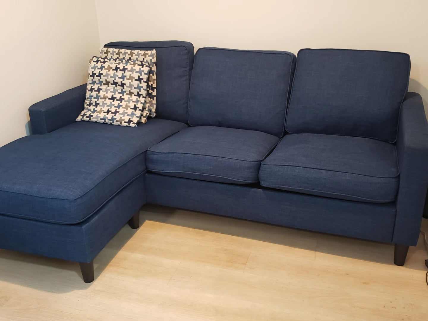Blue Sectional Sofa - photo 2