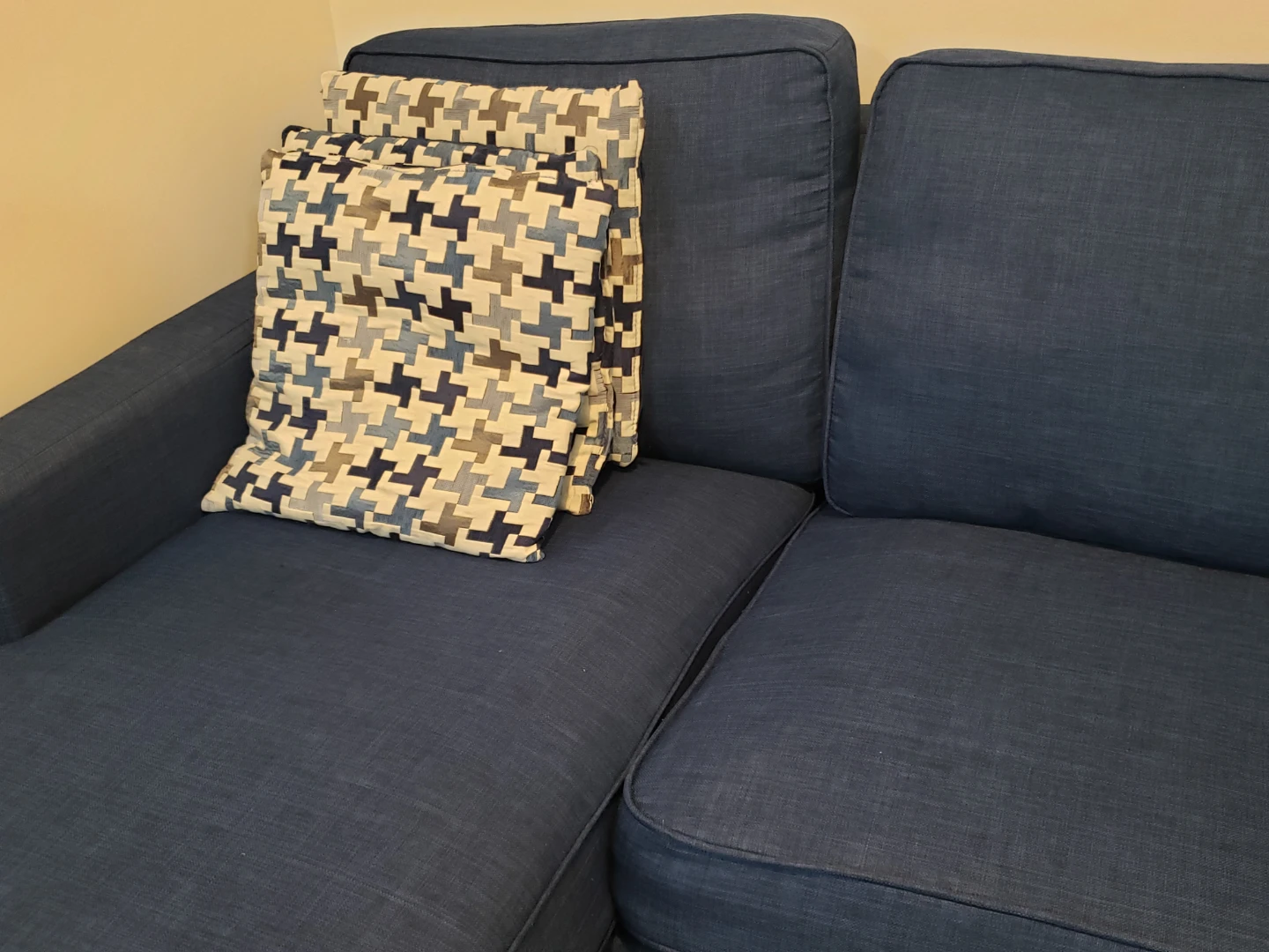 Blue Sectional Sofa - photo 3