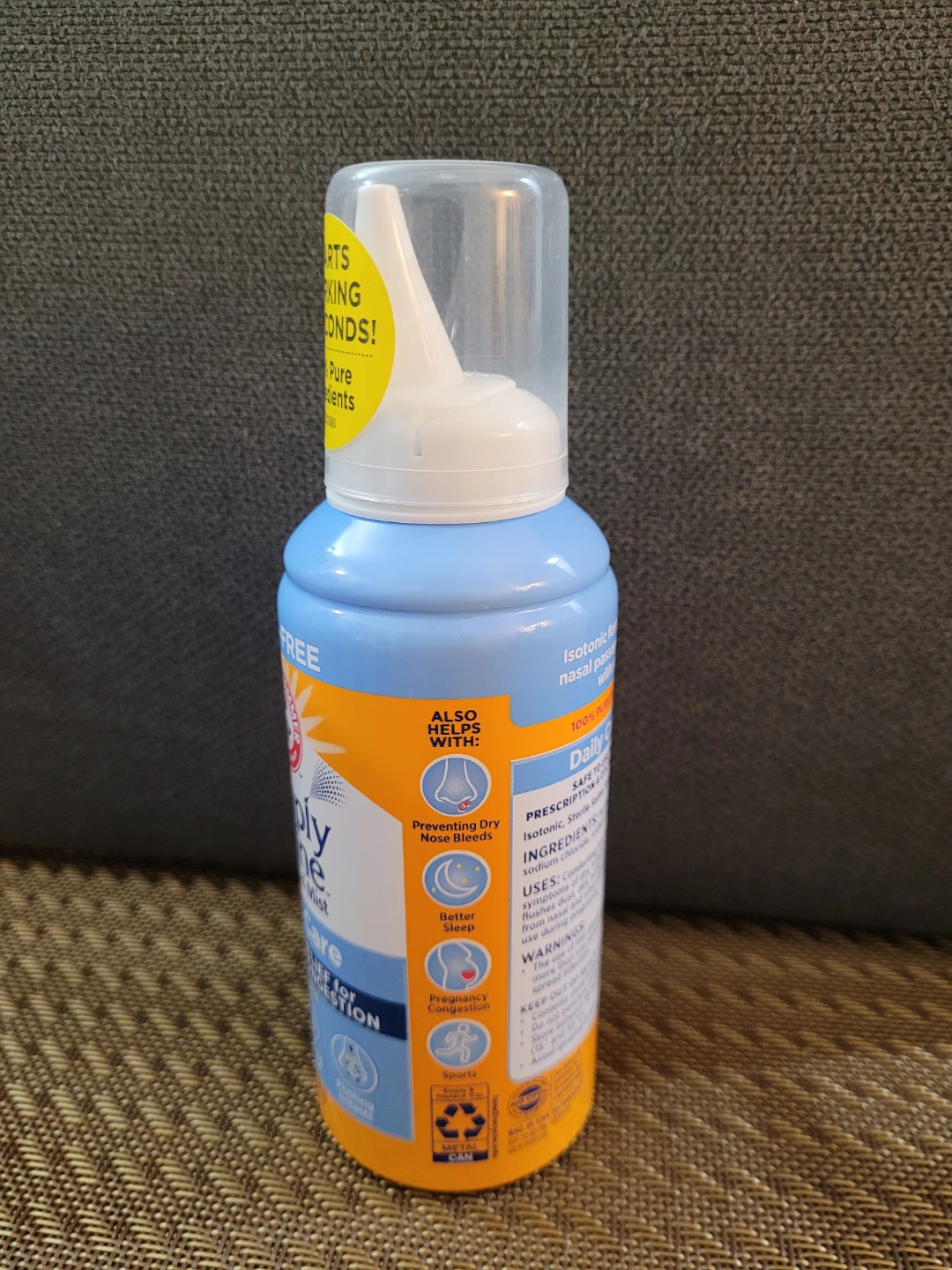 Arm & Hammer Simply Saline Daily Care Nasal Mist - photo 2