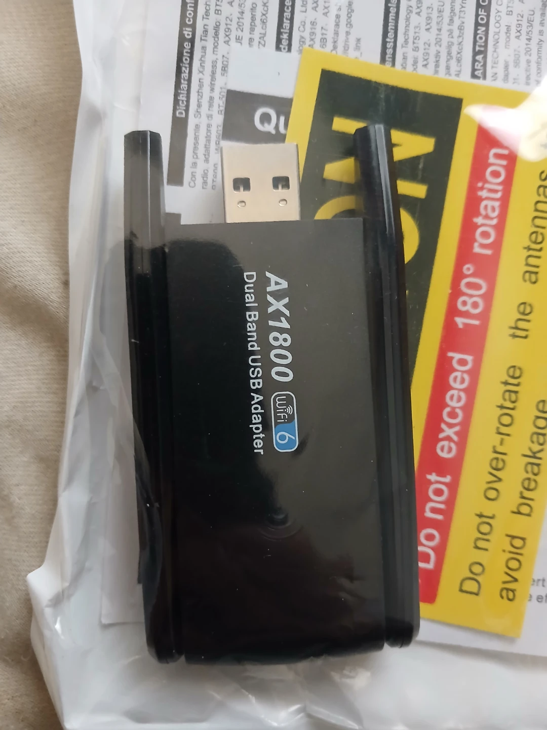 AX1800 Dual Band WiFi 6 USB Adapter - photo 2
