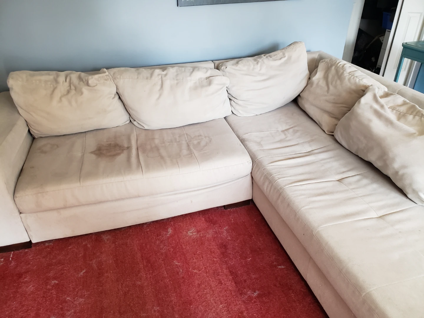 Beige Sectional Sofa - Free - photo 2