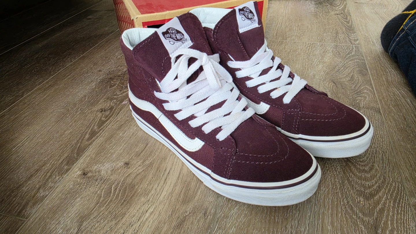 Vans SK8-Hi Slim "Iron Brown"  Men's 6.5 / Women's 8