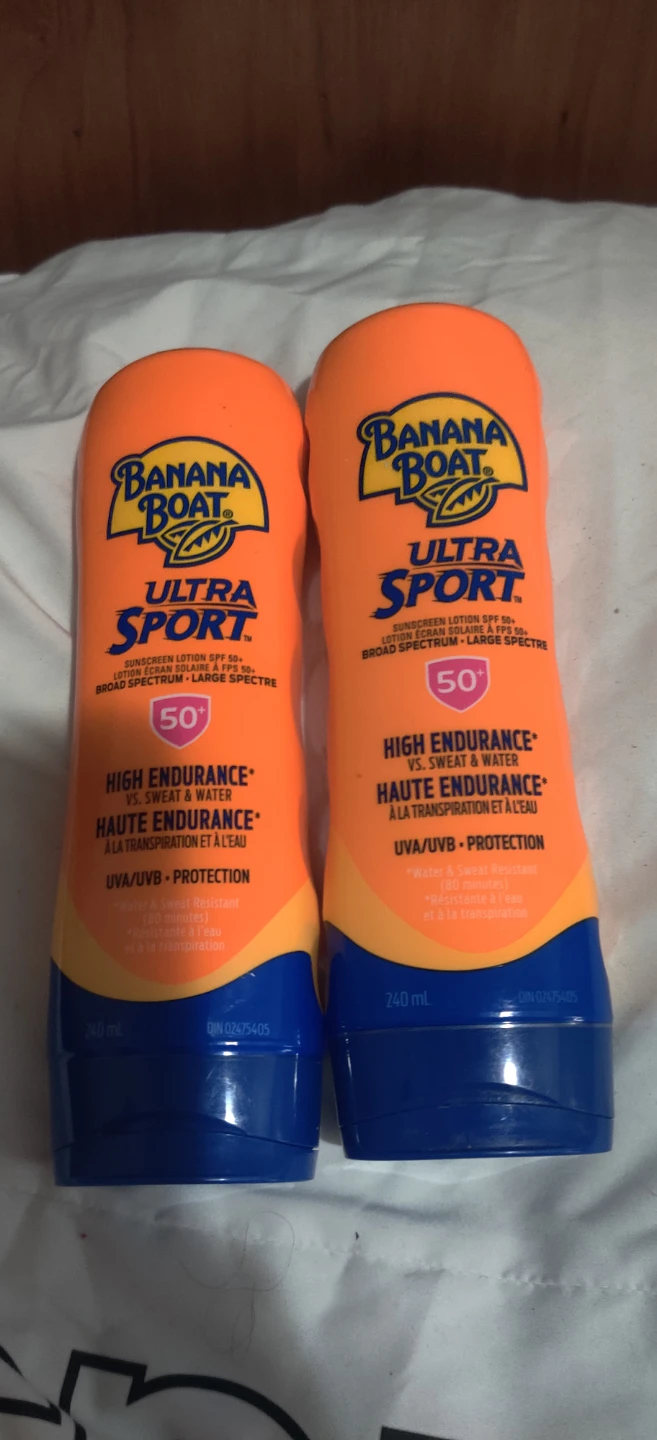 Banana Boat Ultra Sport SPF 50 Sunscreen Lotion - 2 x 240 mL