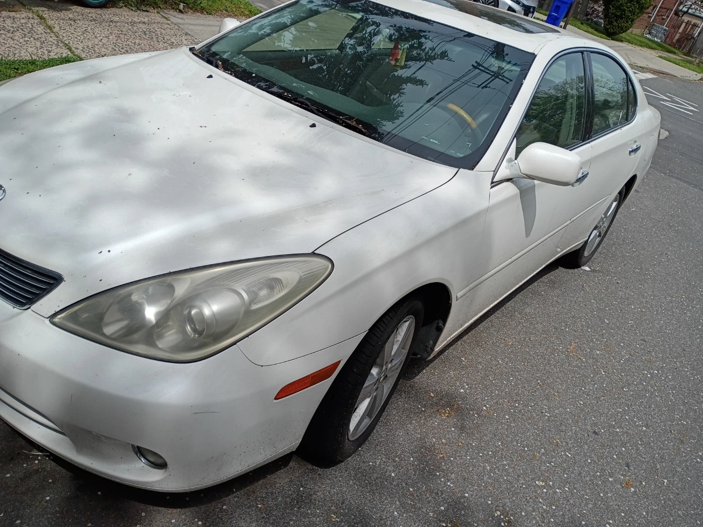 White Lexus Sedan
