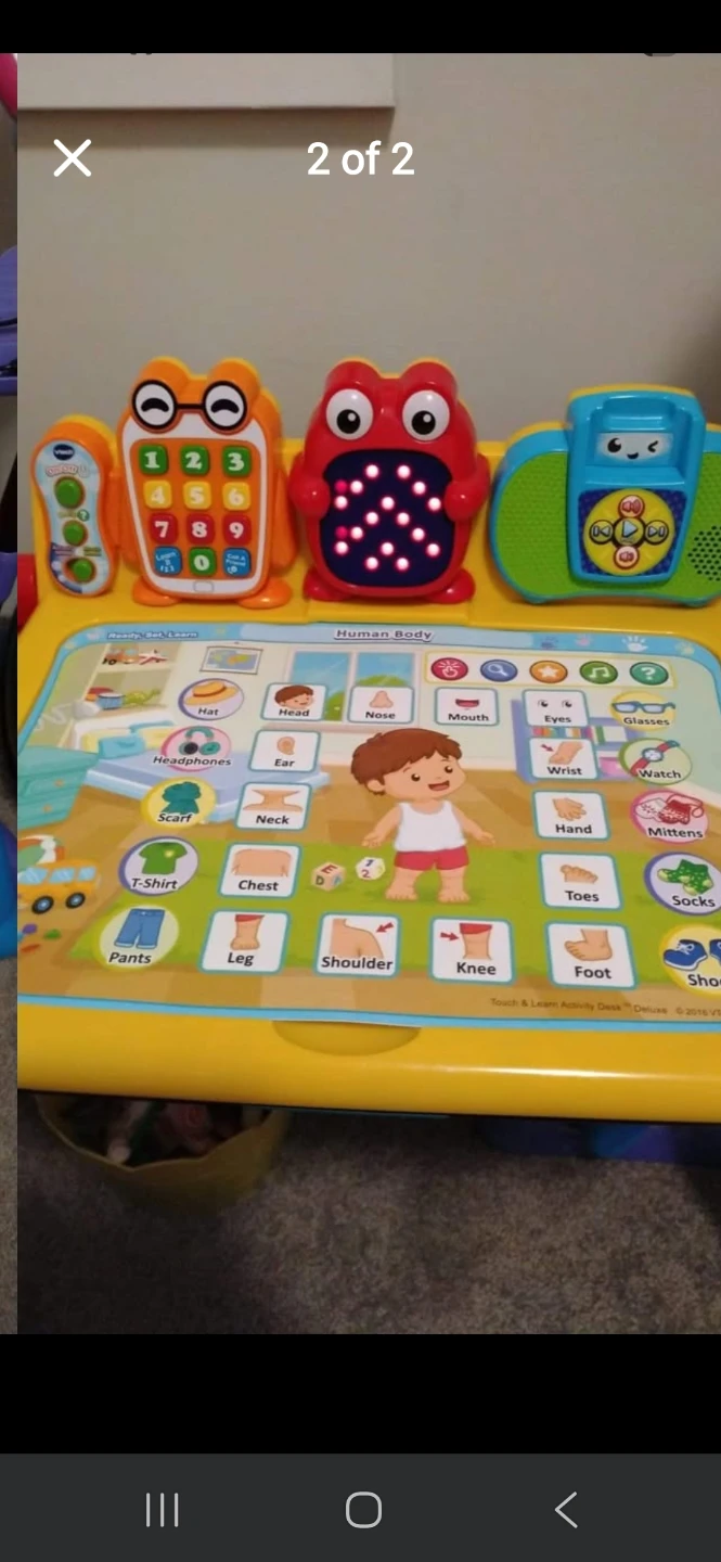 VTech Touch and Learn Activity Desk Human Body