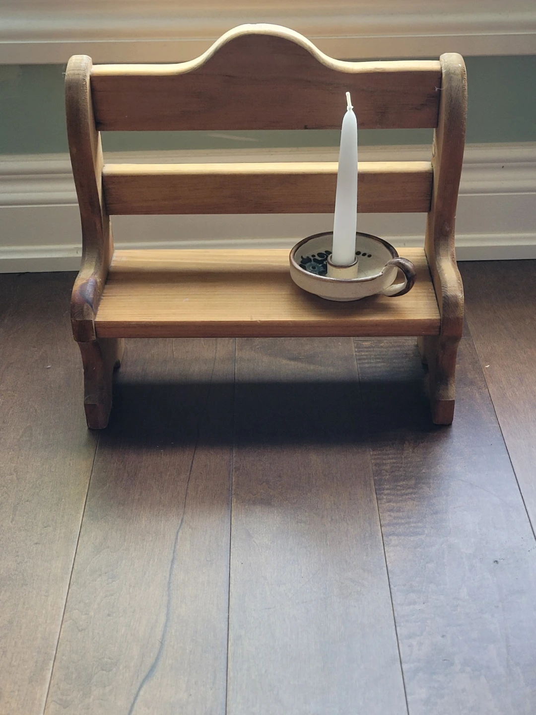 VINTAGE Wooden Spice Rack or Doll Bench. - photo 2