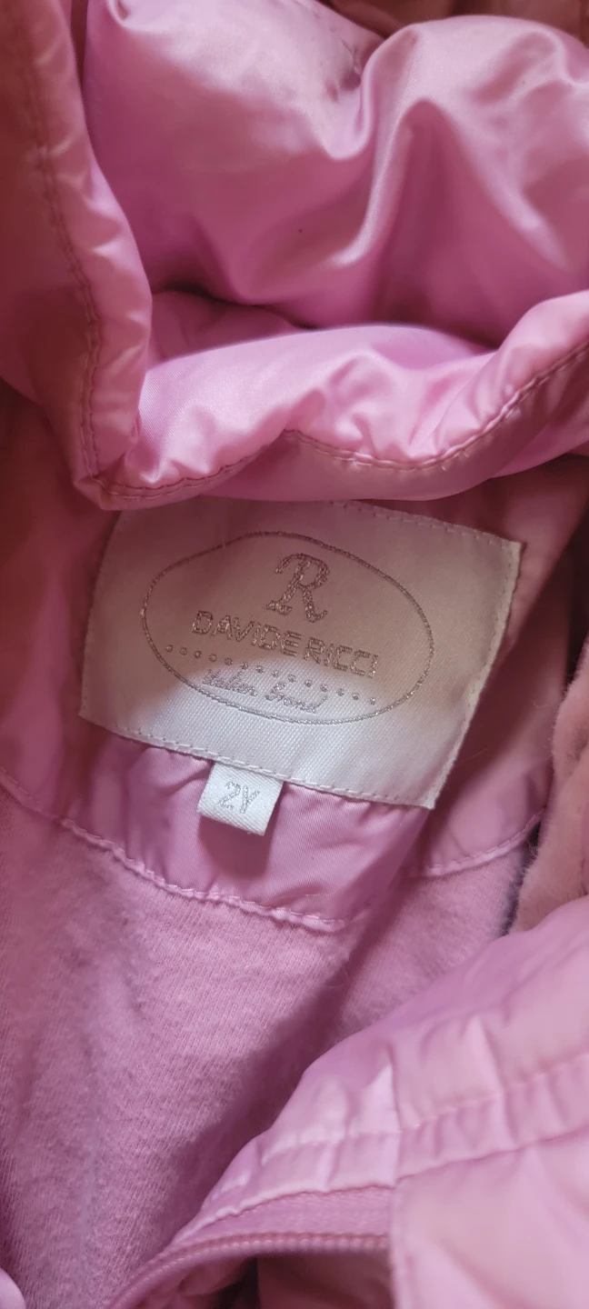 Davide Ricci Pink Puffer Jacket - 2Y - photo 2