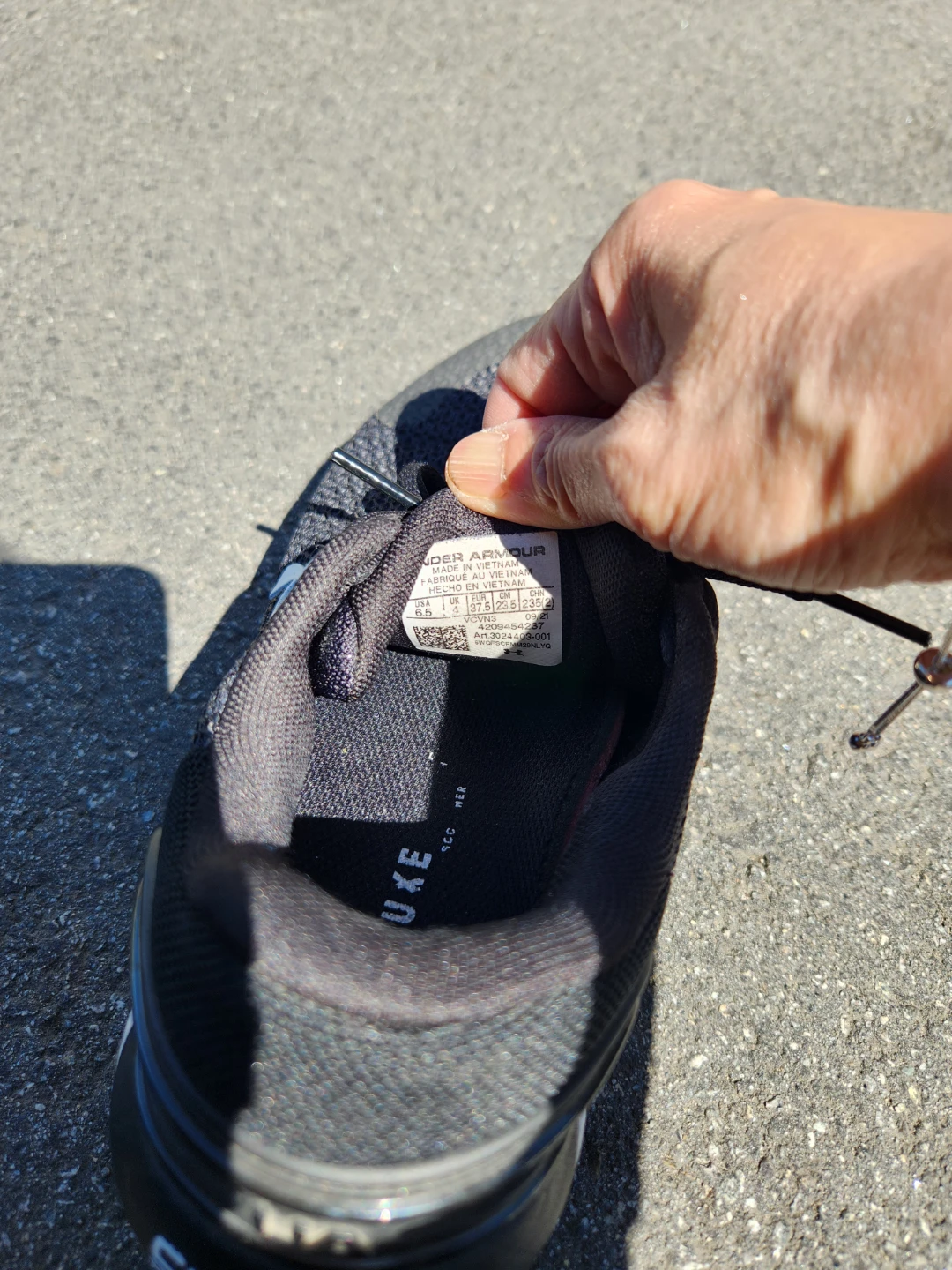Under Armour Charged Running Shoes - Black - photo 5