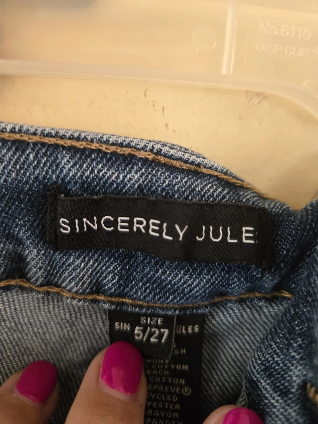 Sincerely Jules Ripped Crop Jeans Size 5/27 - photo 2